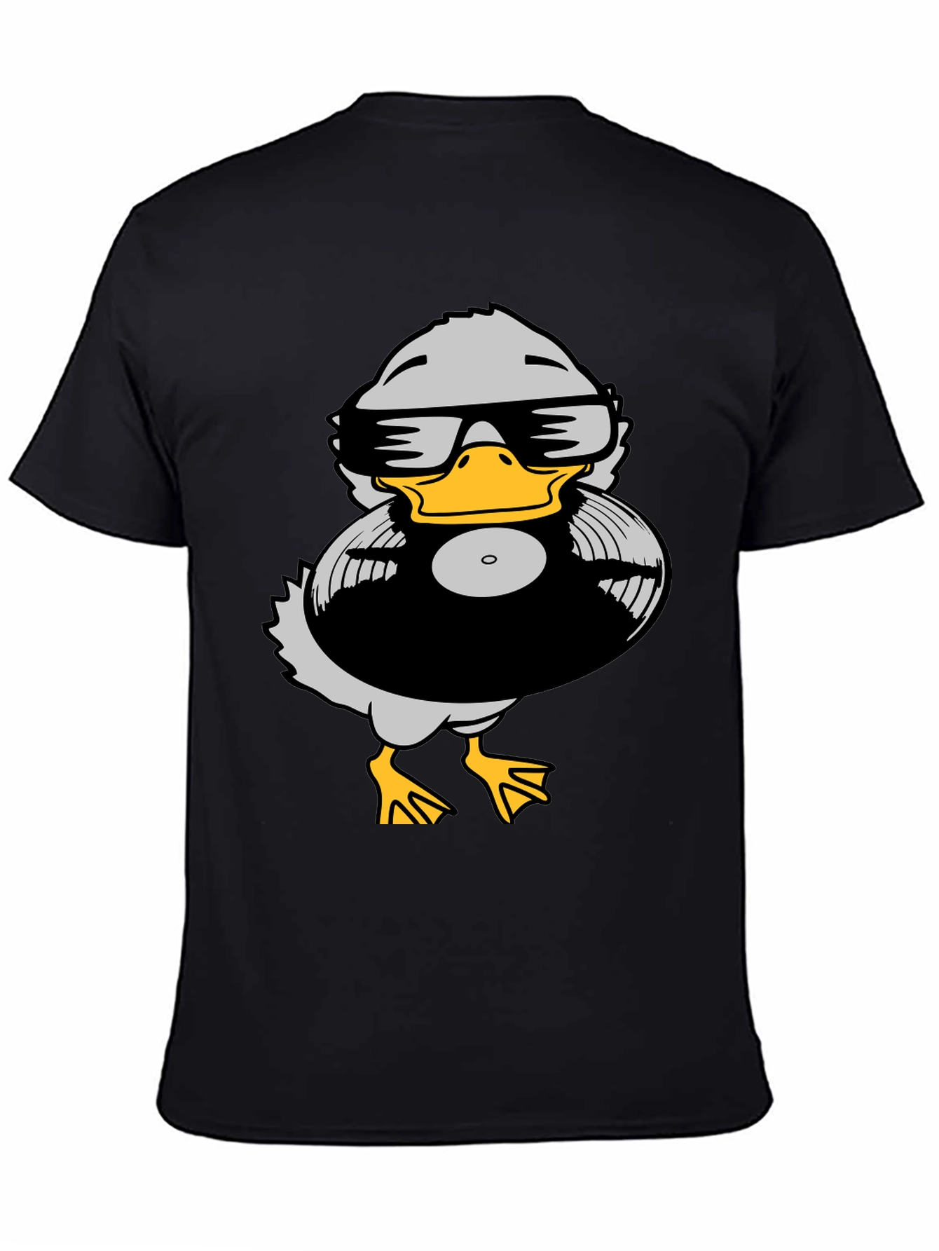 Black Duck DJ Graphic Tee - Black view 4