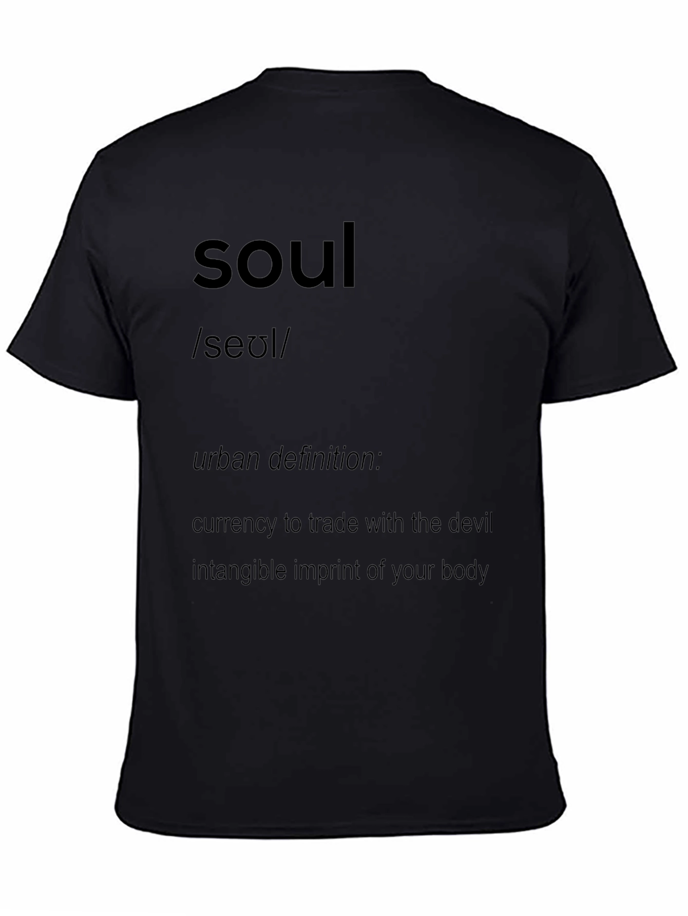 Black Urban Definition Soul T-Shirt view 4