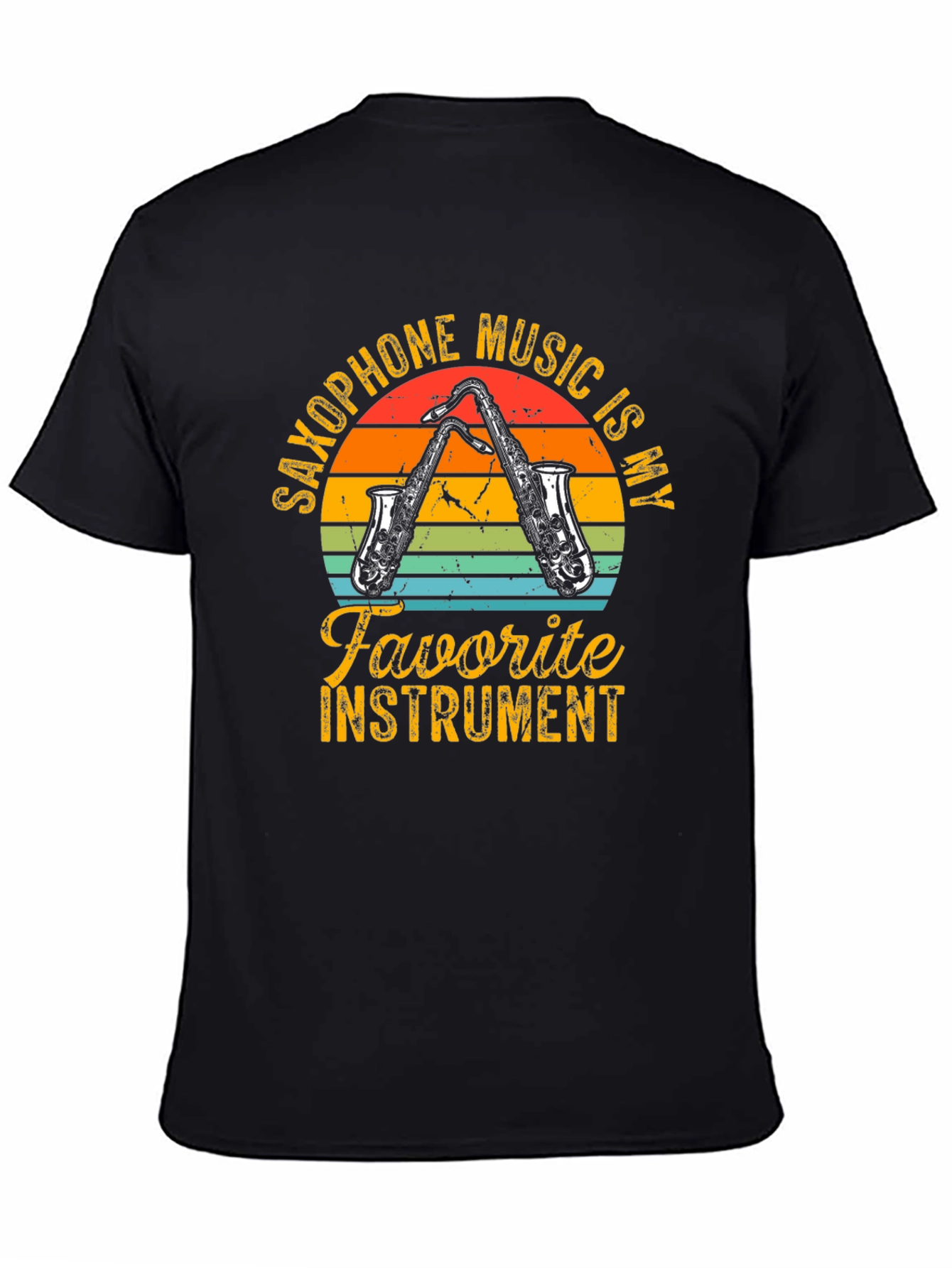 Saxophone Music Is My Favorite Instrument T-Shirt - 4