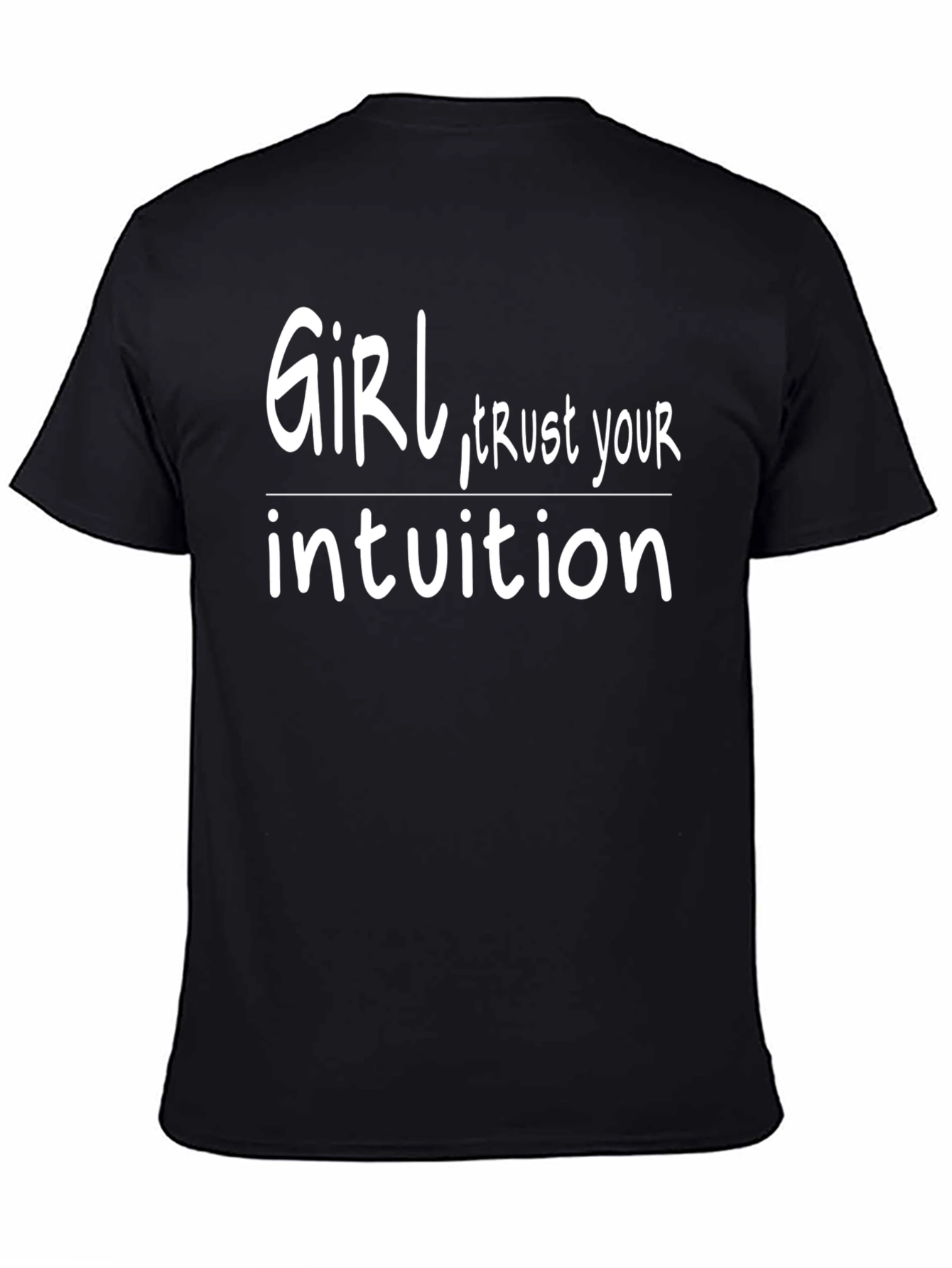 Black Girl Trust Your Intuition Graphic Tee view 4