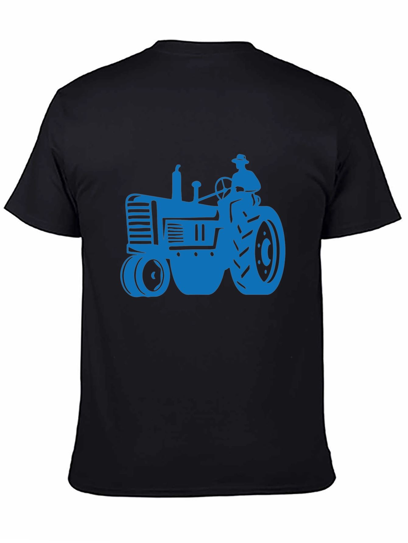 Black Tractor Graphic Tee - Farm Life Shirt view 4