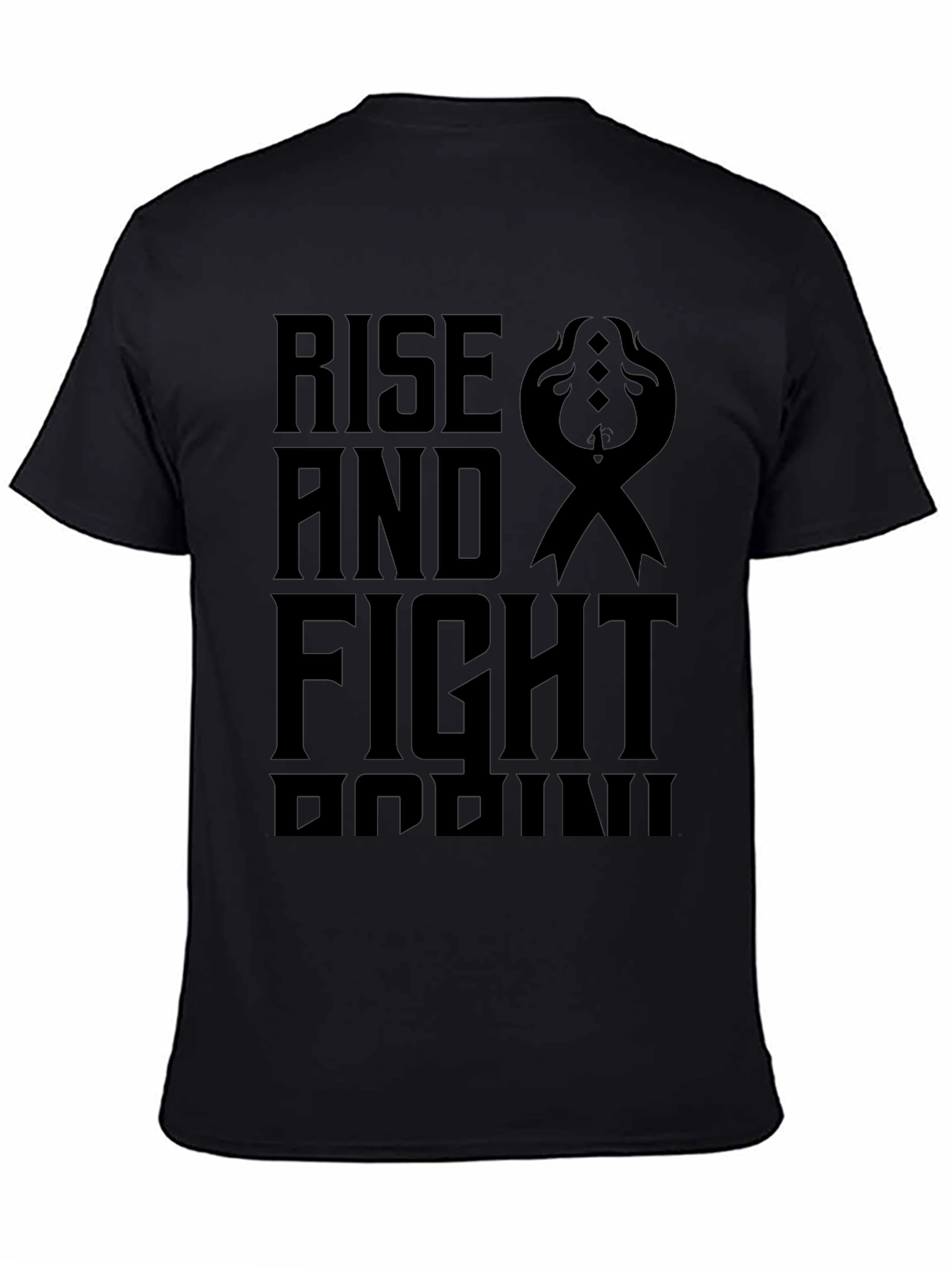 Black Rise And Fight T-Shirt view 4