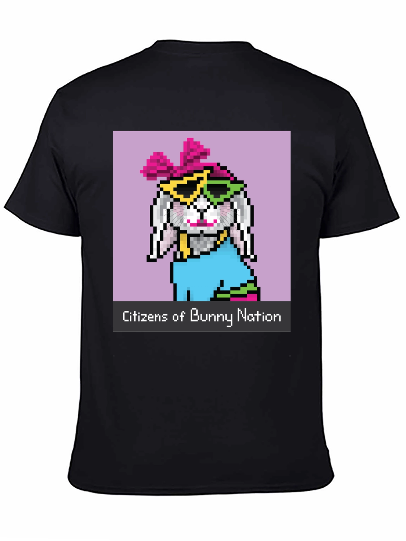 Black Citizens of Bunny Nation Graphic Tee view 4