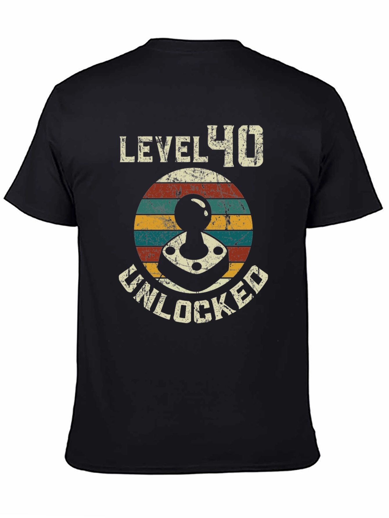 Black Level 40 Unlocked Black Graphic Tee view 4