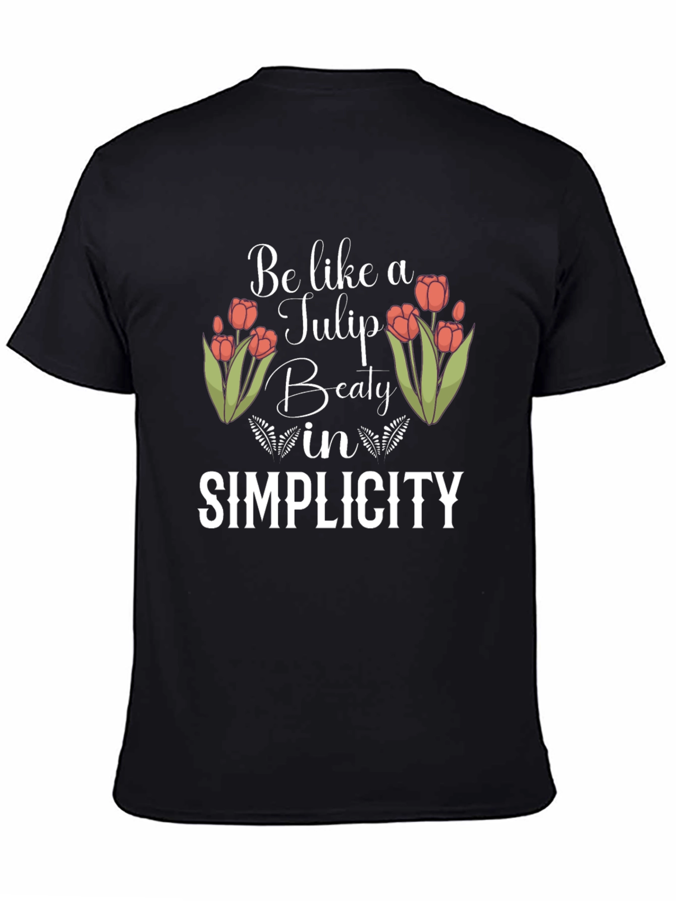 Black Tulip Simplicity Graphic Tee view 4