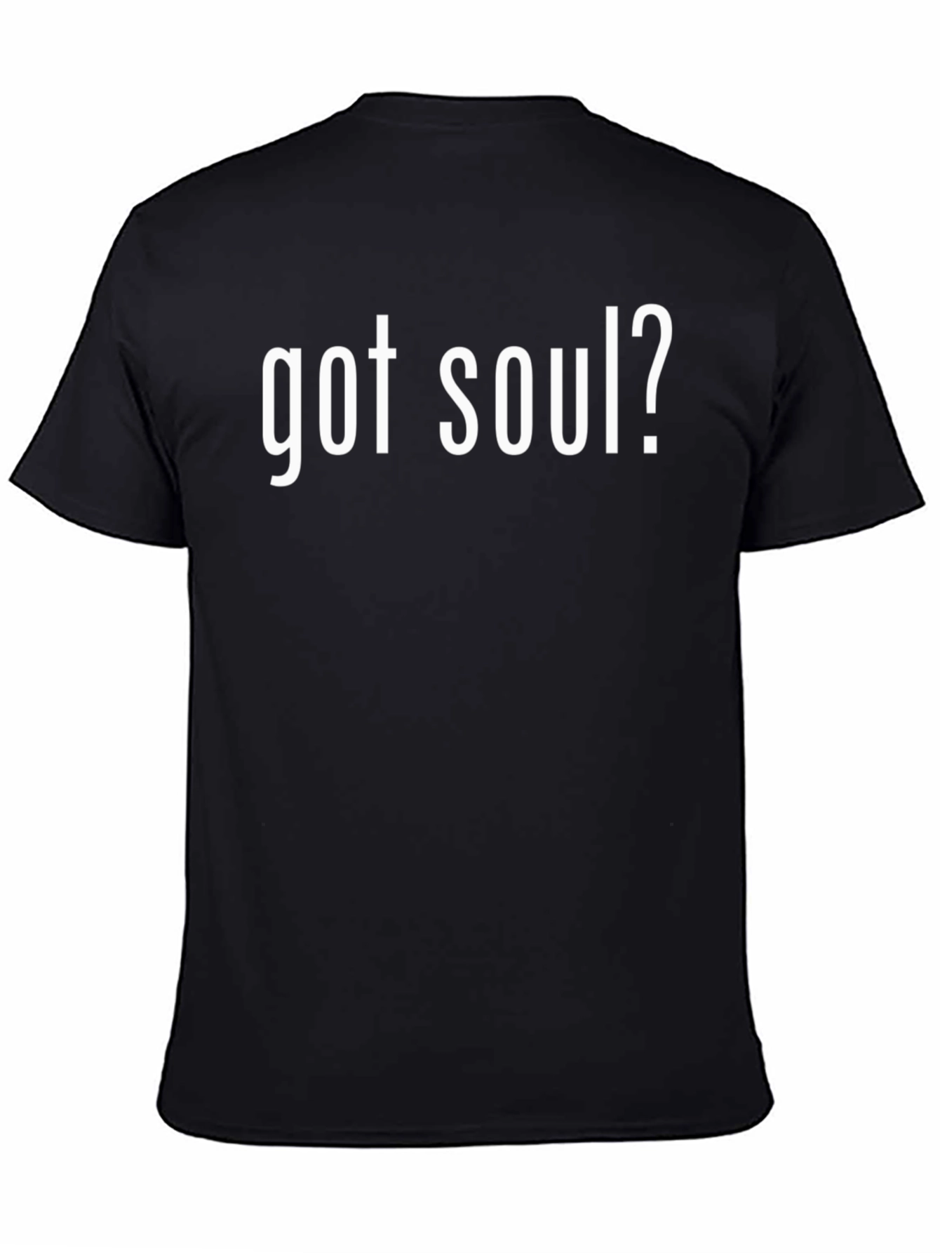 Black Got Soul? Graphic Tee - Men's Black T-Shirt view 4