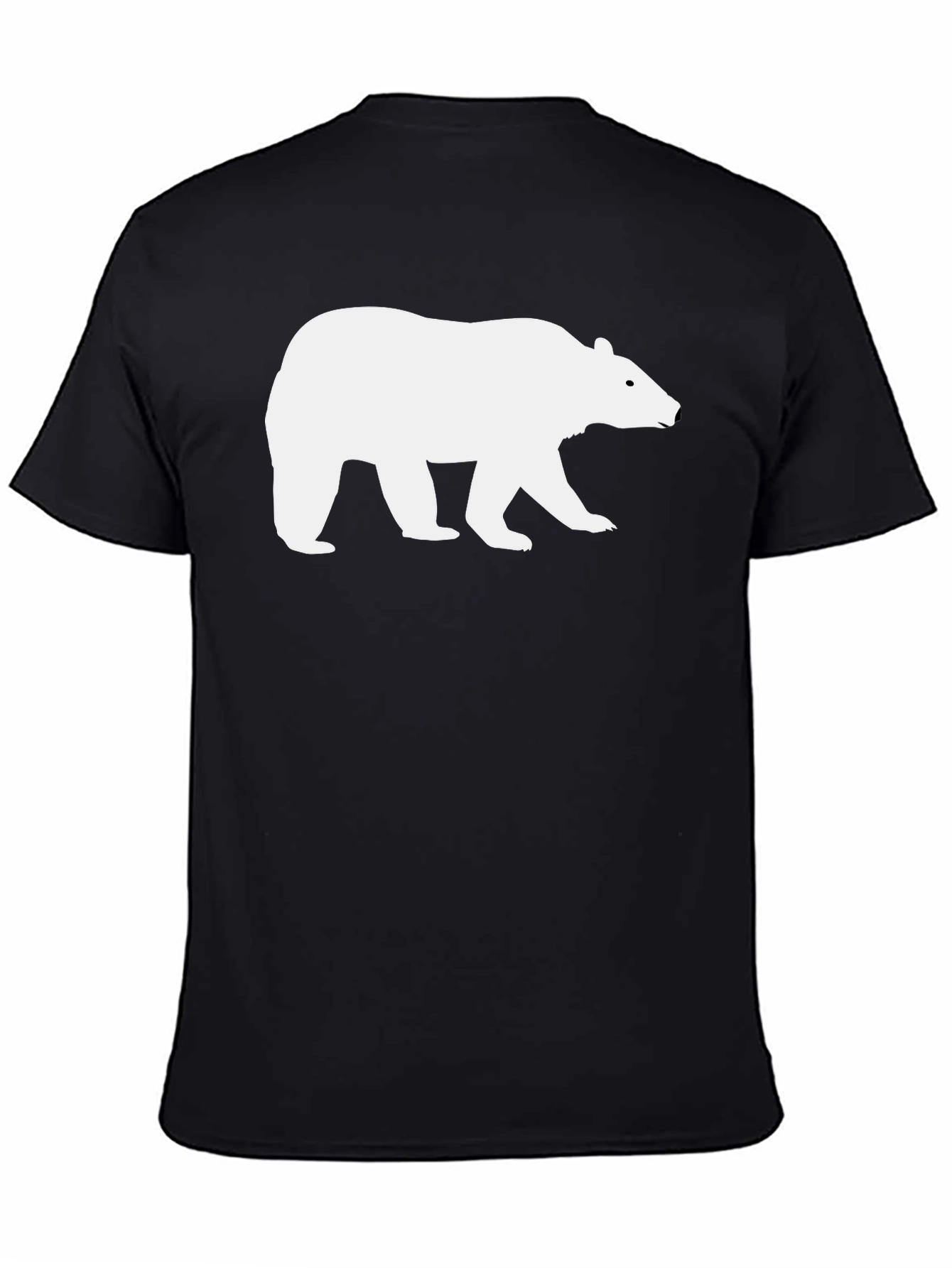 Black Black Bear Graphic Tee - Animal Lover T-Shirt view 4