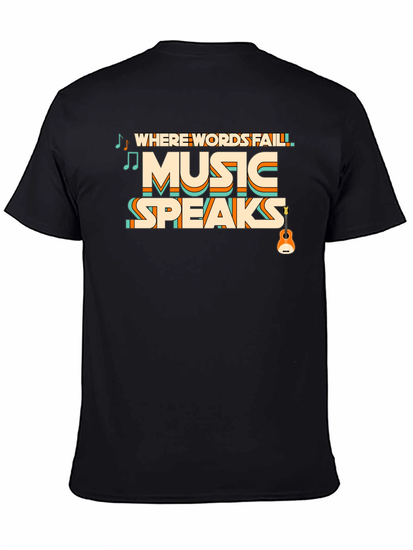 Black Music Speaks Graphic Tee view 4