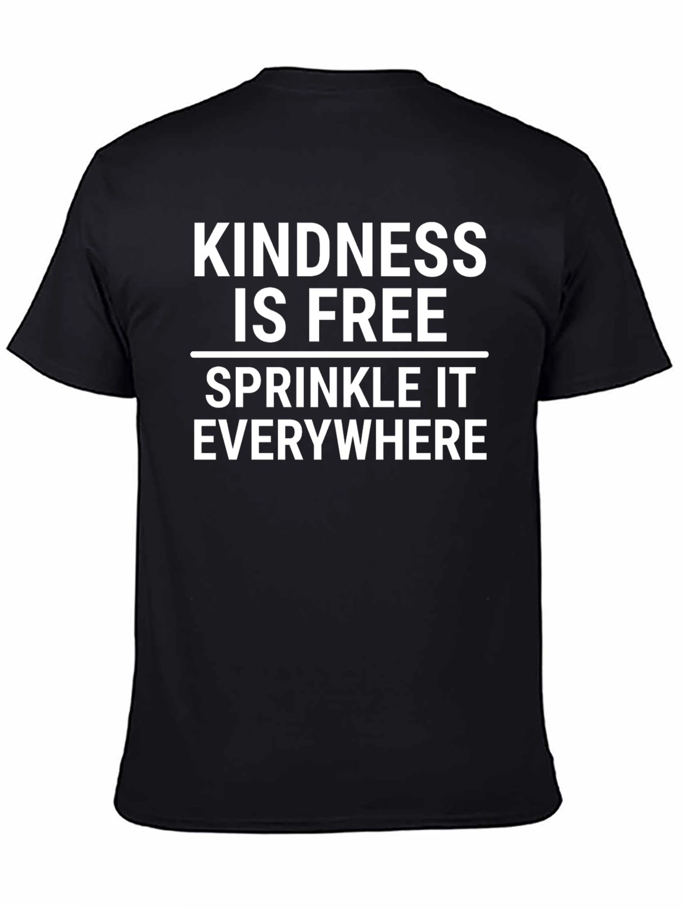 Black Kindness Is Free T-Shirt - Spread Positivity! view 4
