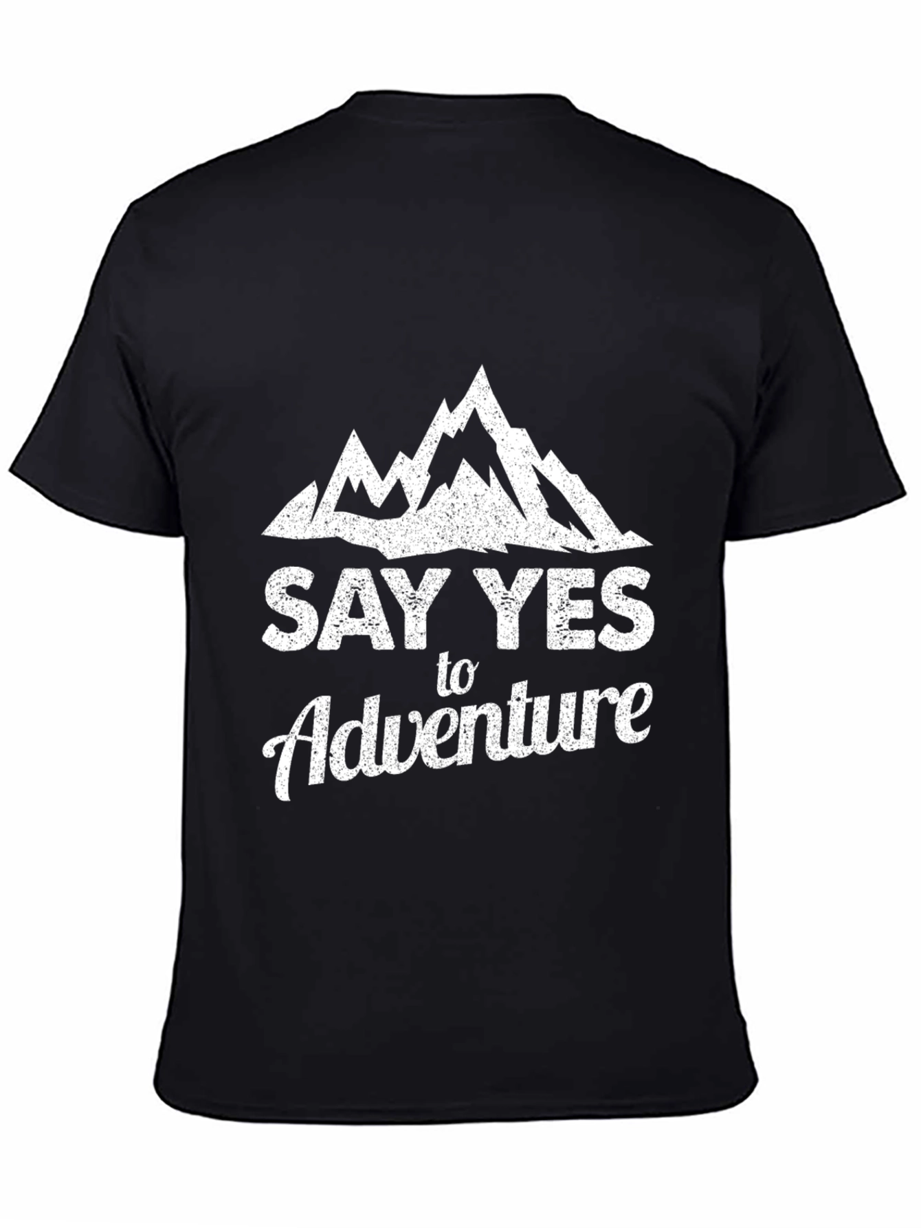 Black Adventure Awaits Graphic Tee view 4