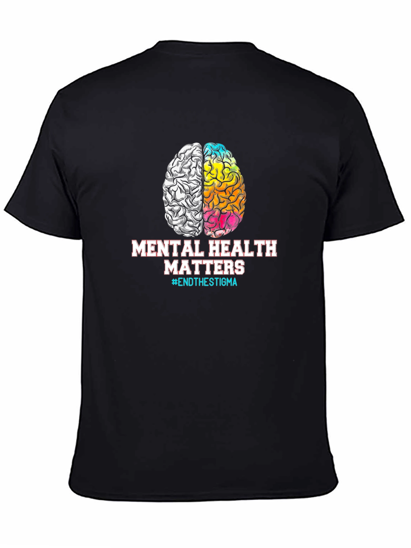 Black Mental Health Matters T-Shirt - End the Stigma view 4