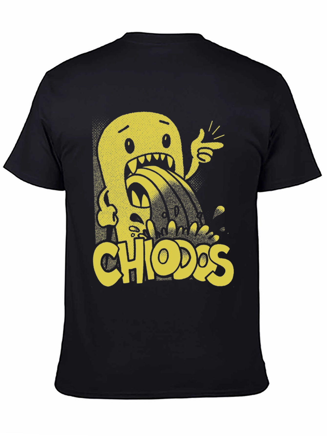 Black Chiodos Graphic Print Black T-Shirt view 4