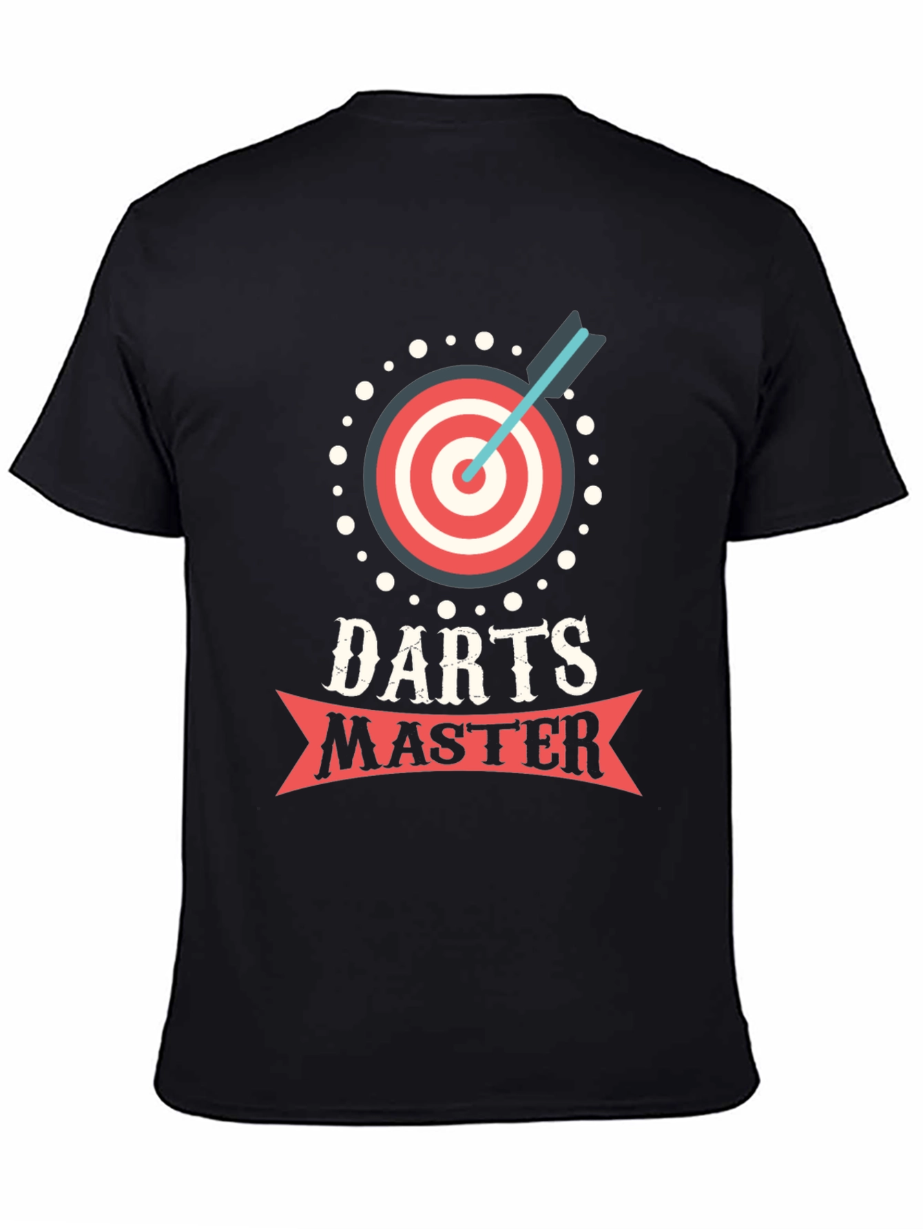 Black Darts Master Black T-Shirt - Game On! view 4
