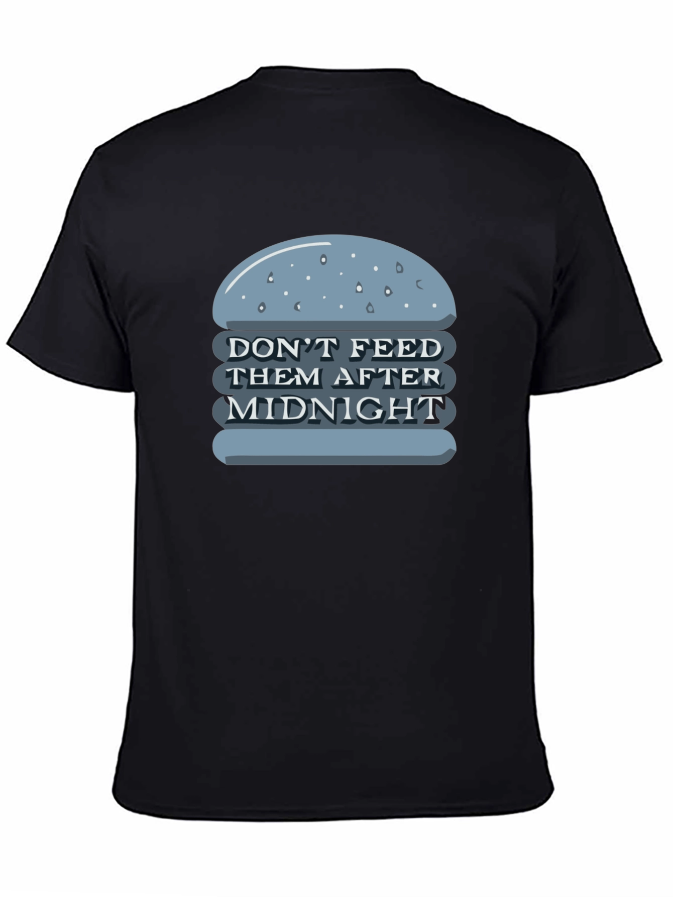 Black Don't Feed After Midnight T-Shirt view 4