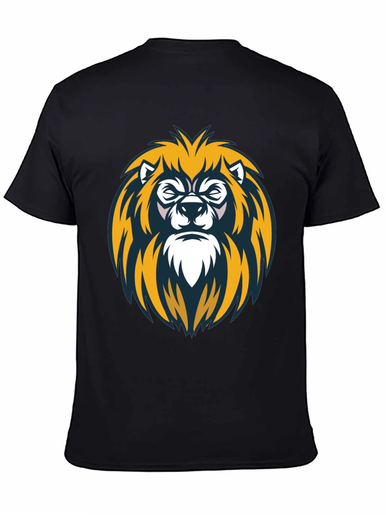Black Lion Graphic T-Shirt - Bold Style view 4