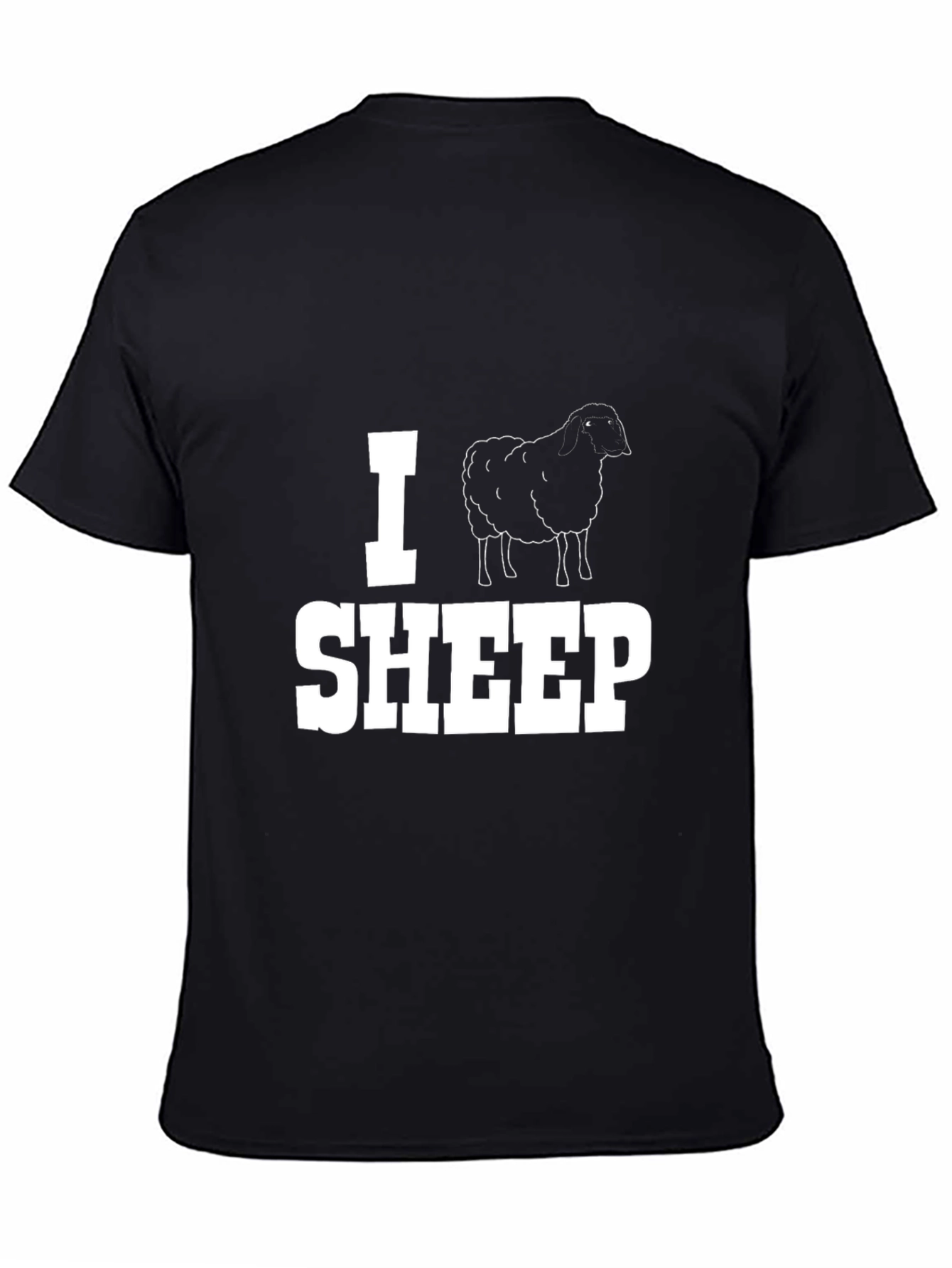 Black I Sheep T-Shirt - Cotton Tee view 4