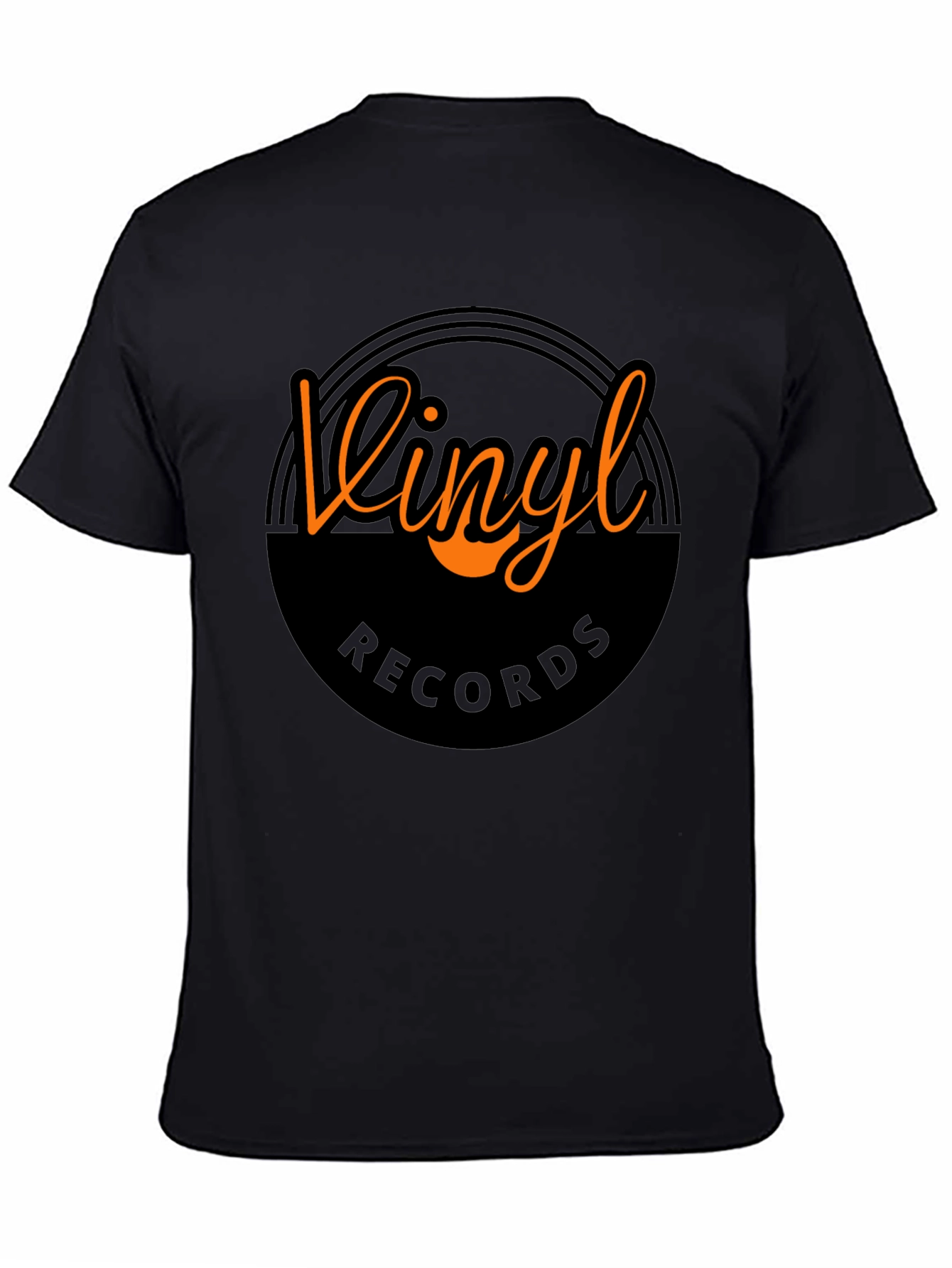 Black Vinyl Records Graphic Tee - Music Lover Shirt view 4