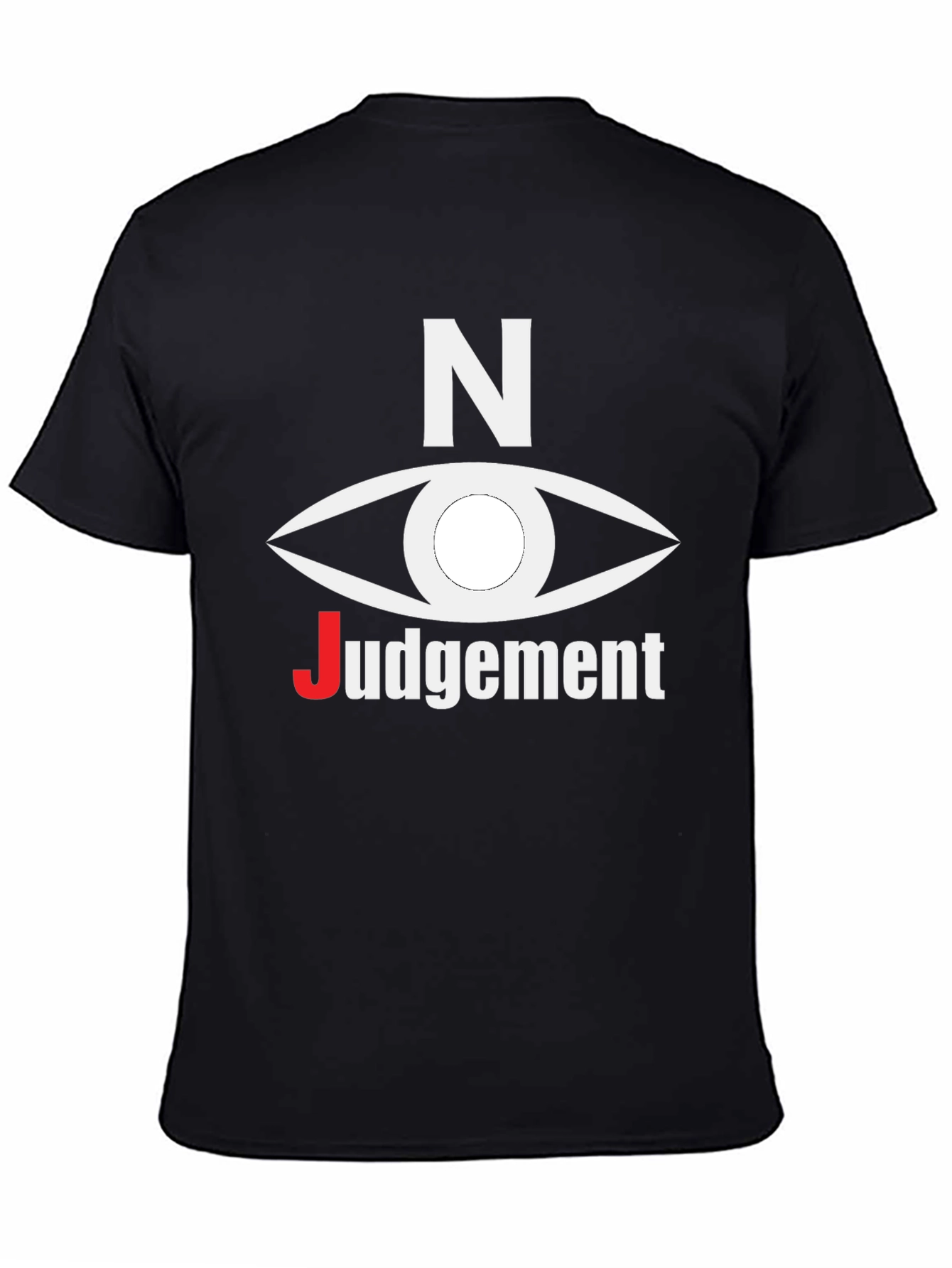 Black Novelty N Eye Judgement Graphic Tee - Black view 4
