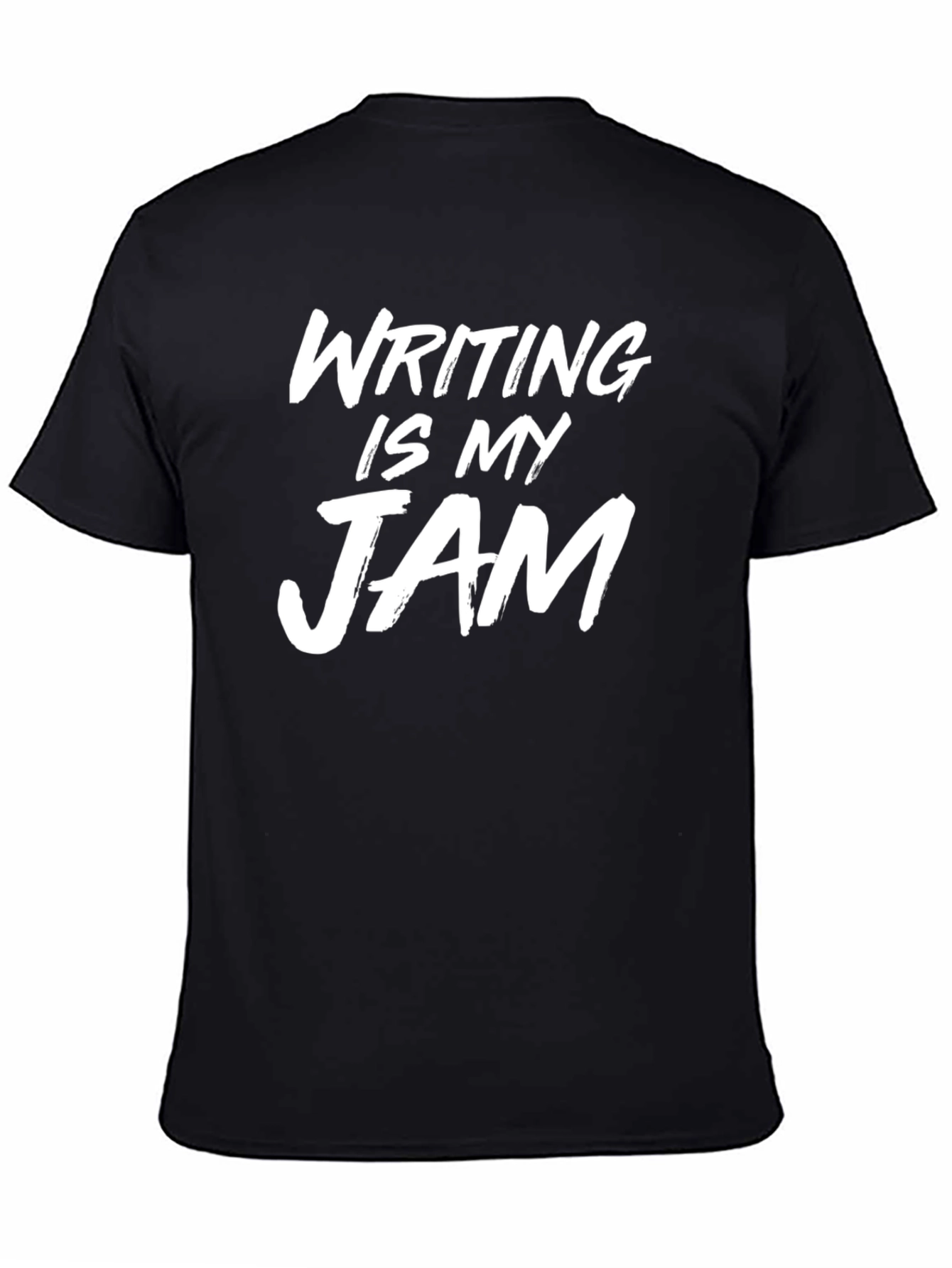 Black Writing Is My Jam Black T-Shirt view 4