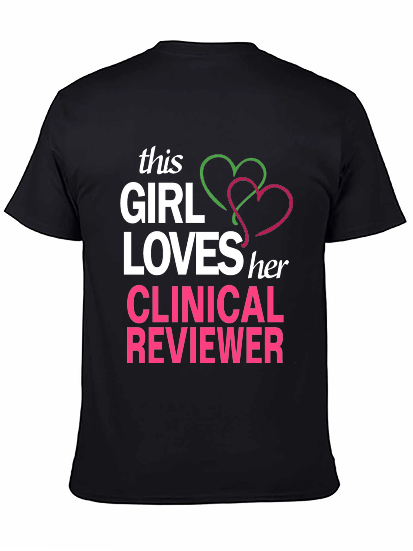 Black Clinical Reviewer Love T-Shirt view 4