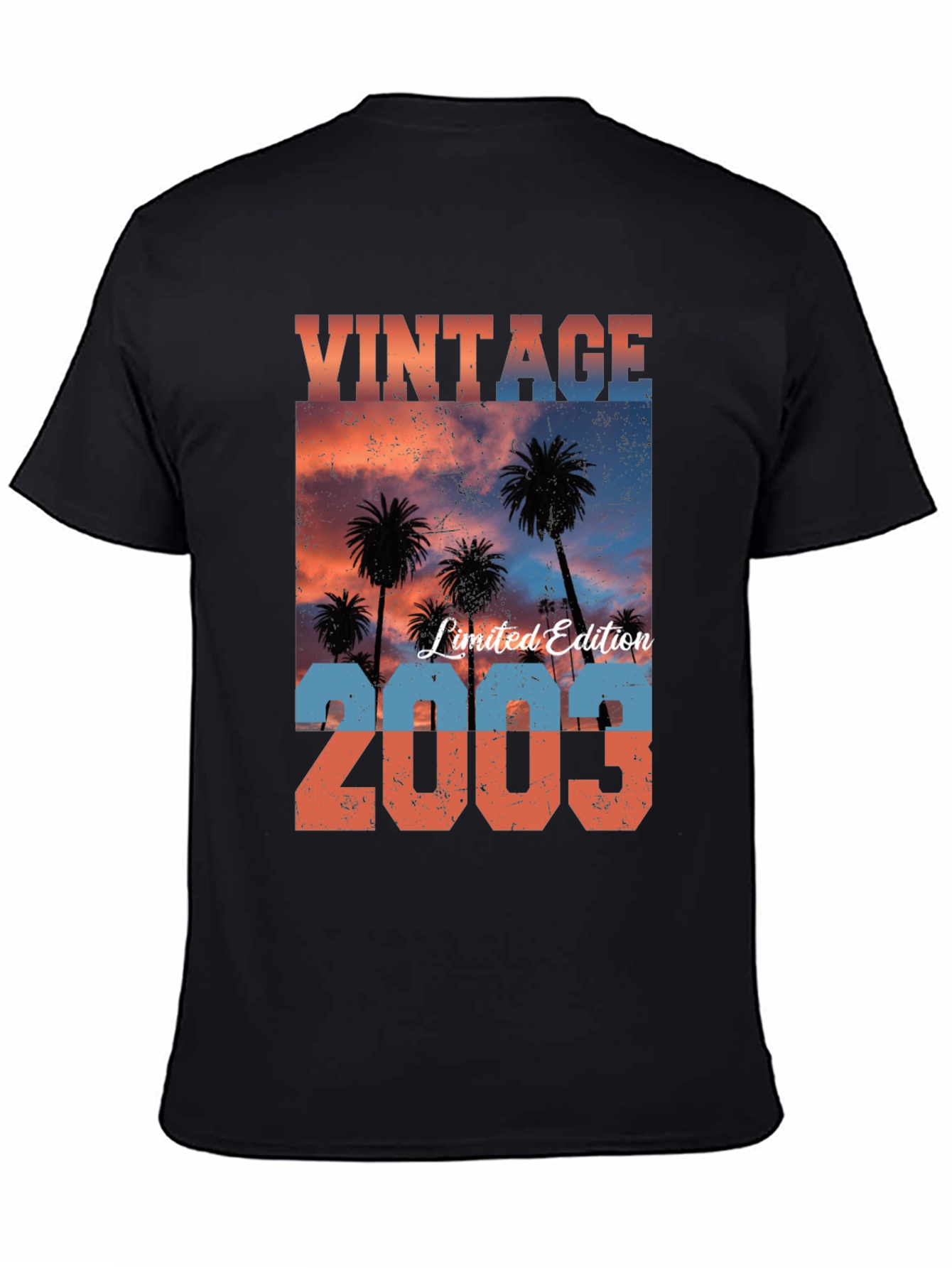 Black Vintage 2003 Limited Edition Palm Tee view 4