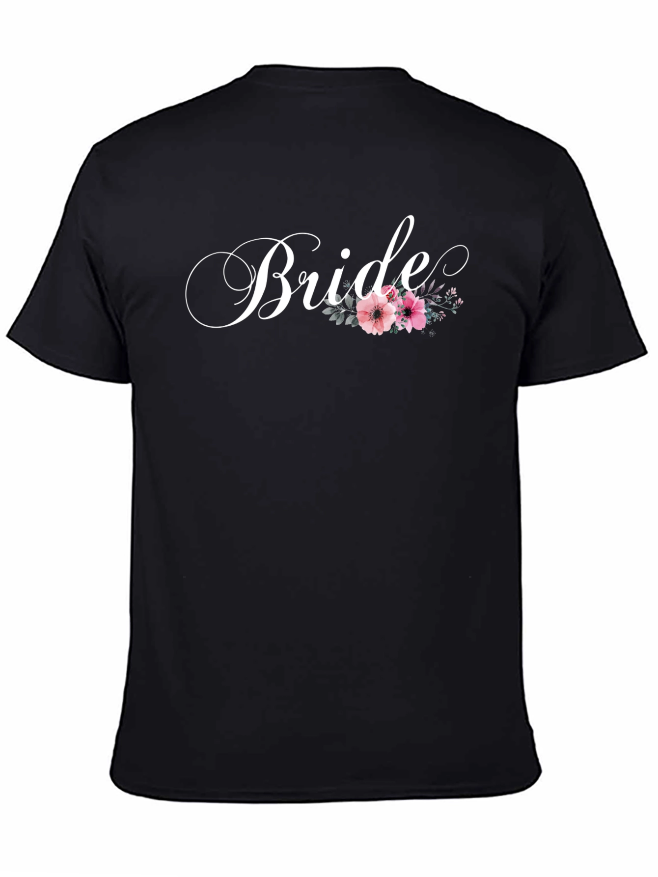Bride Floral T-Shirt - Wedding Party Tee - 4