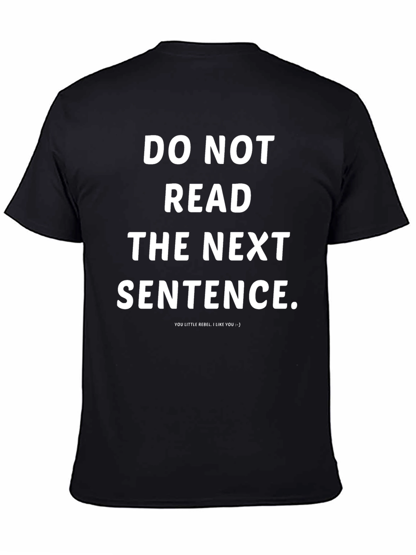 Black Funny Sarcastic Graphic Tee - Do Not Read! view 4
