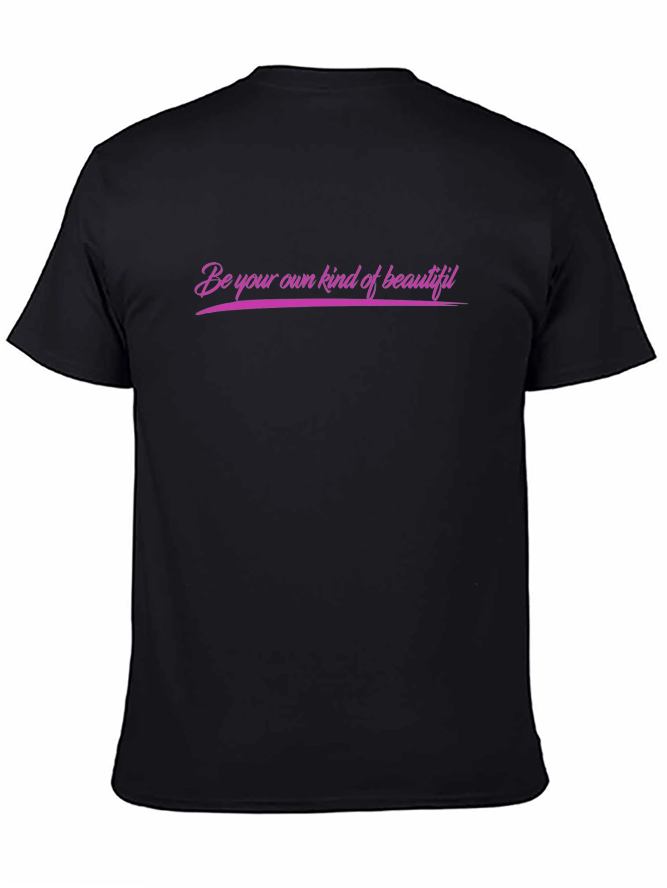 Black Be Your Own Kind of Beautiful Black Tee view 4
