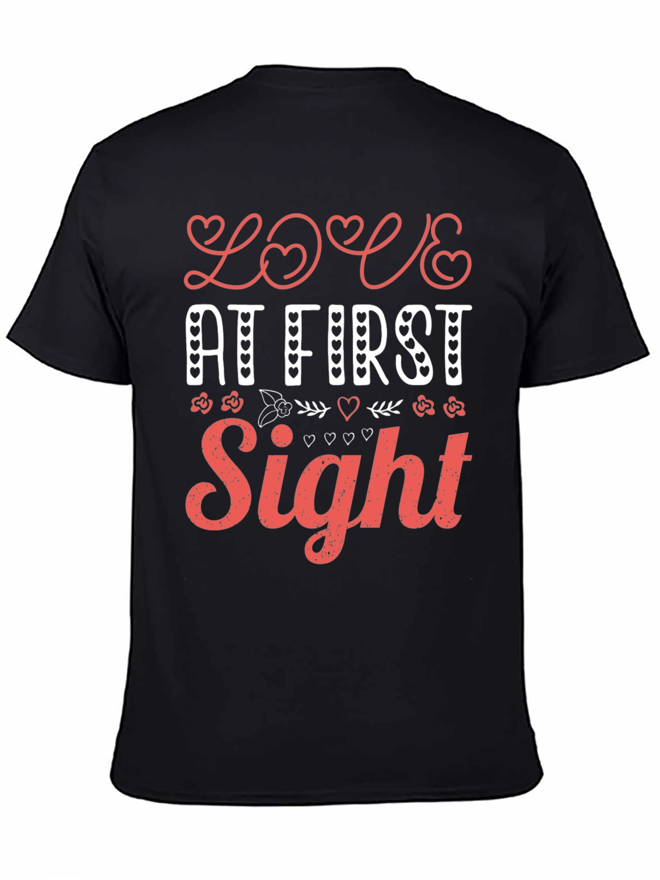 Black Love At First Sight T-Shirt view 4