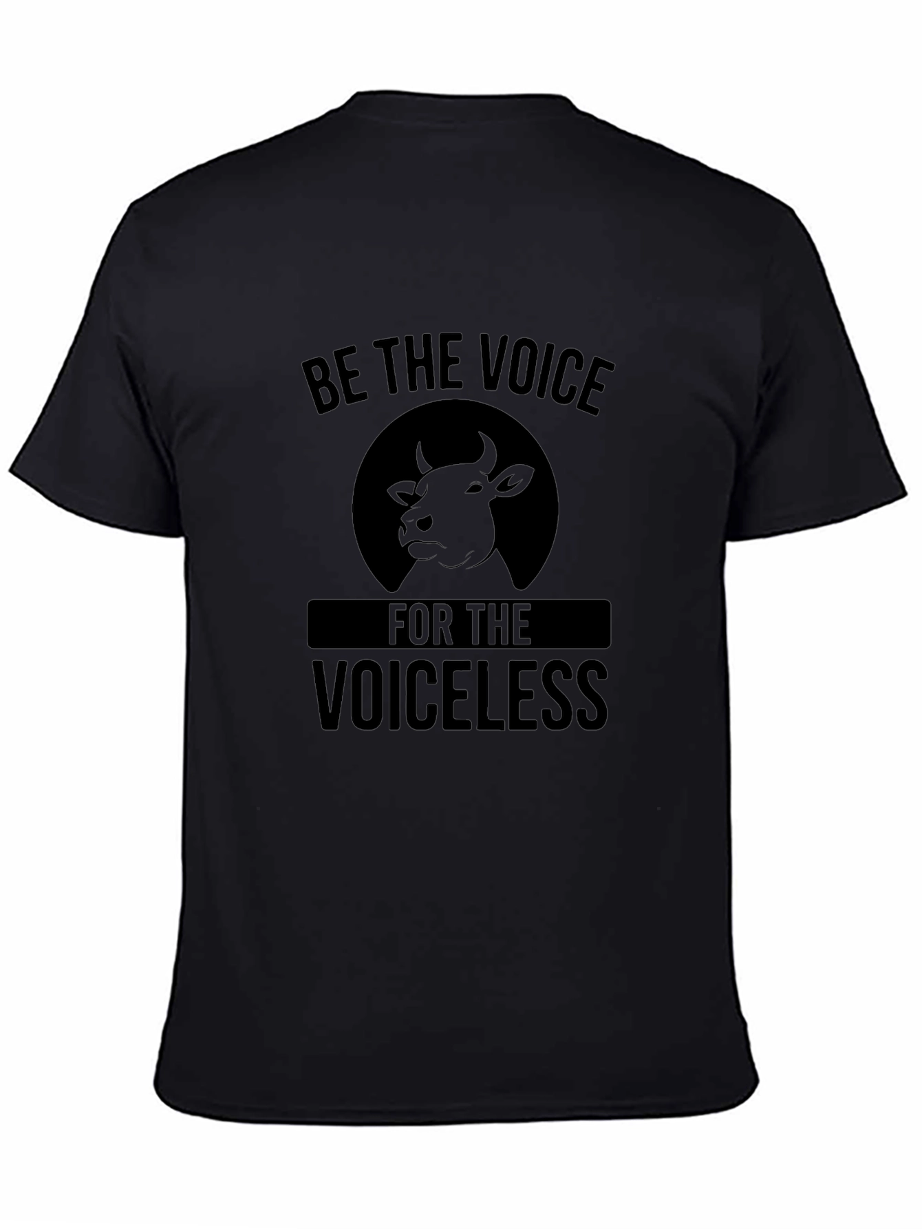 Black Be the Voice for the Voiceless T-Shirt view 4