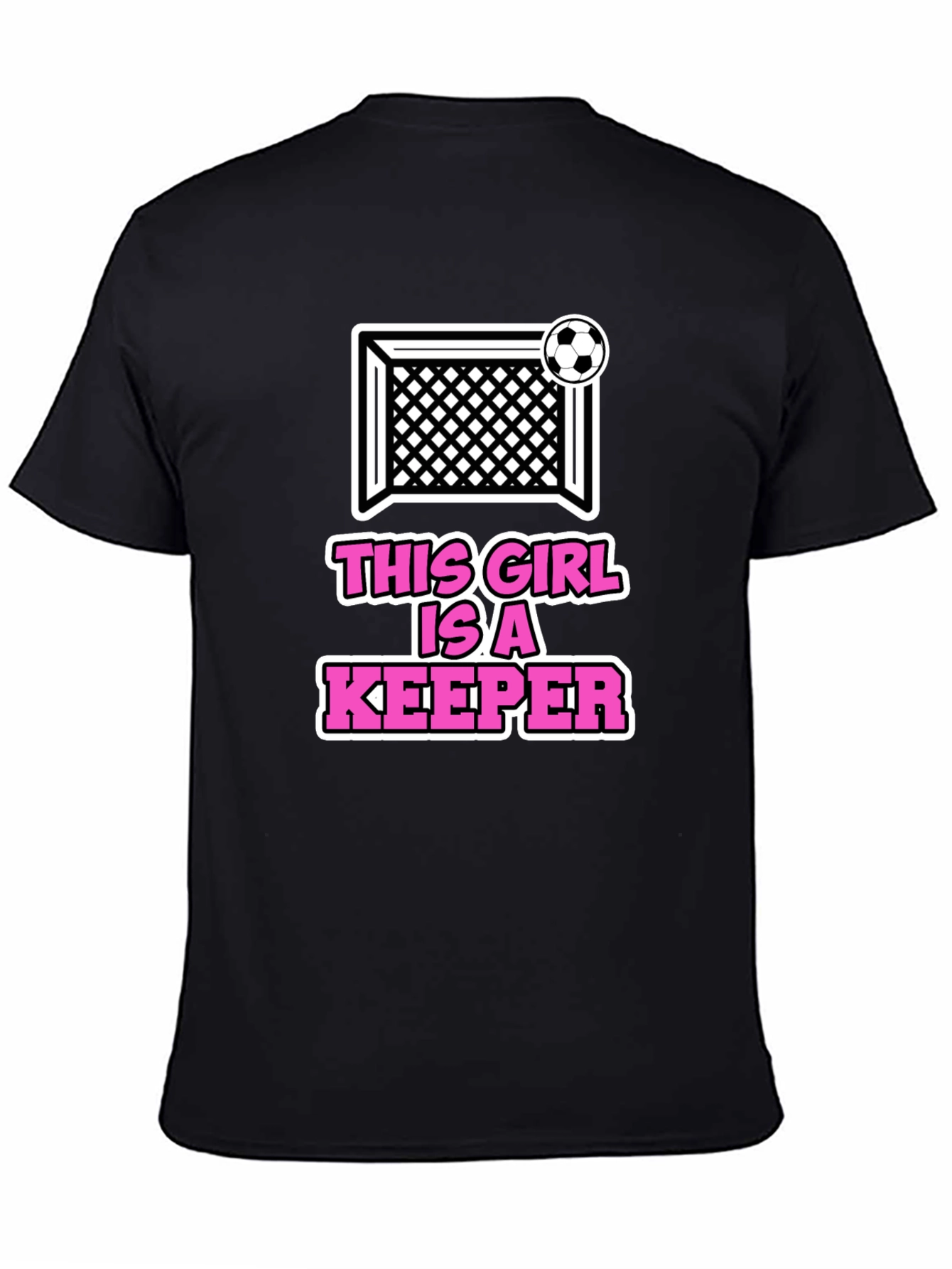 Black This Girl is a Keeper T-Shirt view 4