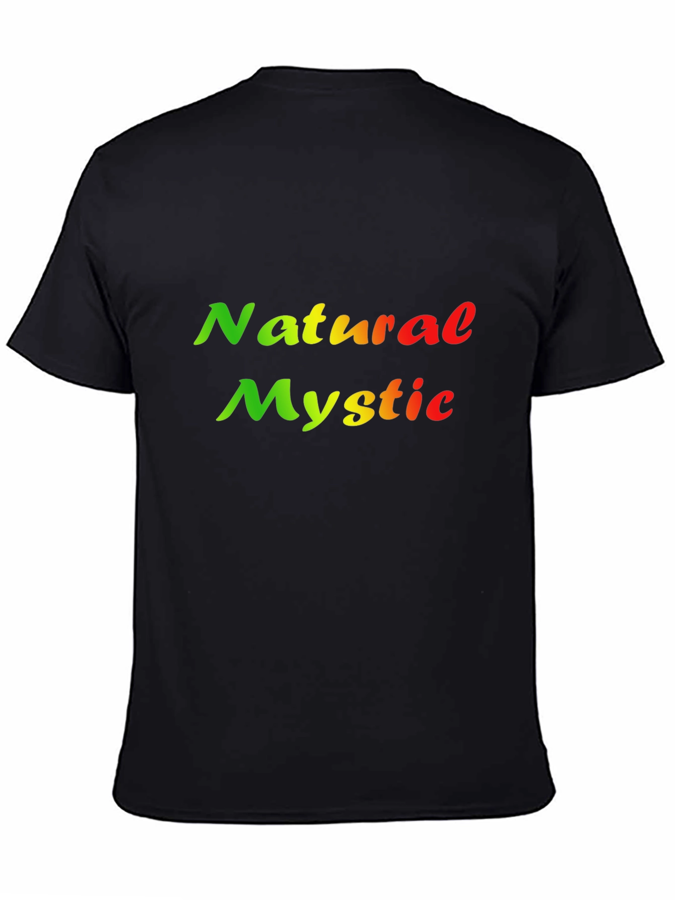 Black Natural Mystic Rasta T-Shirt - Reggae Style view 4