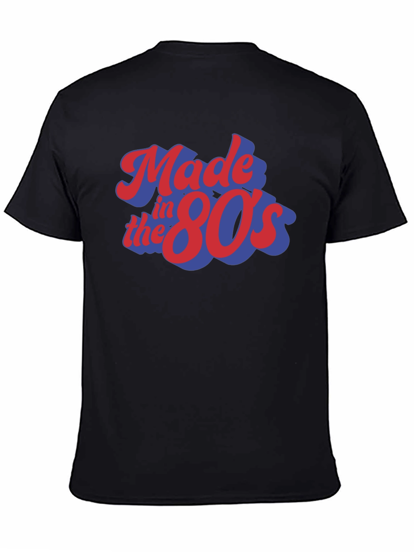 Black Made in the 80s Retro T-Shirt view 4