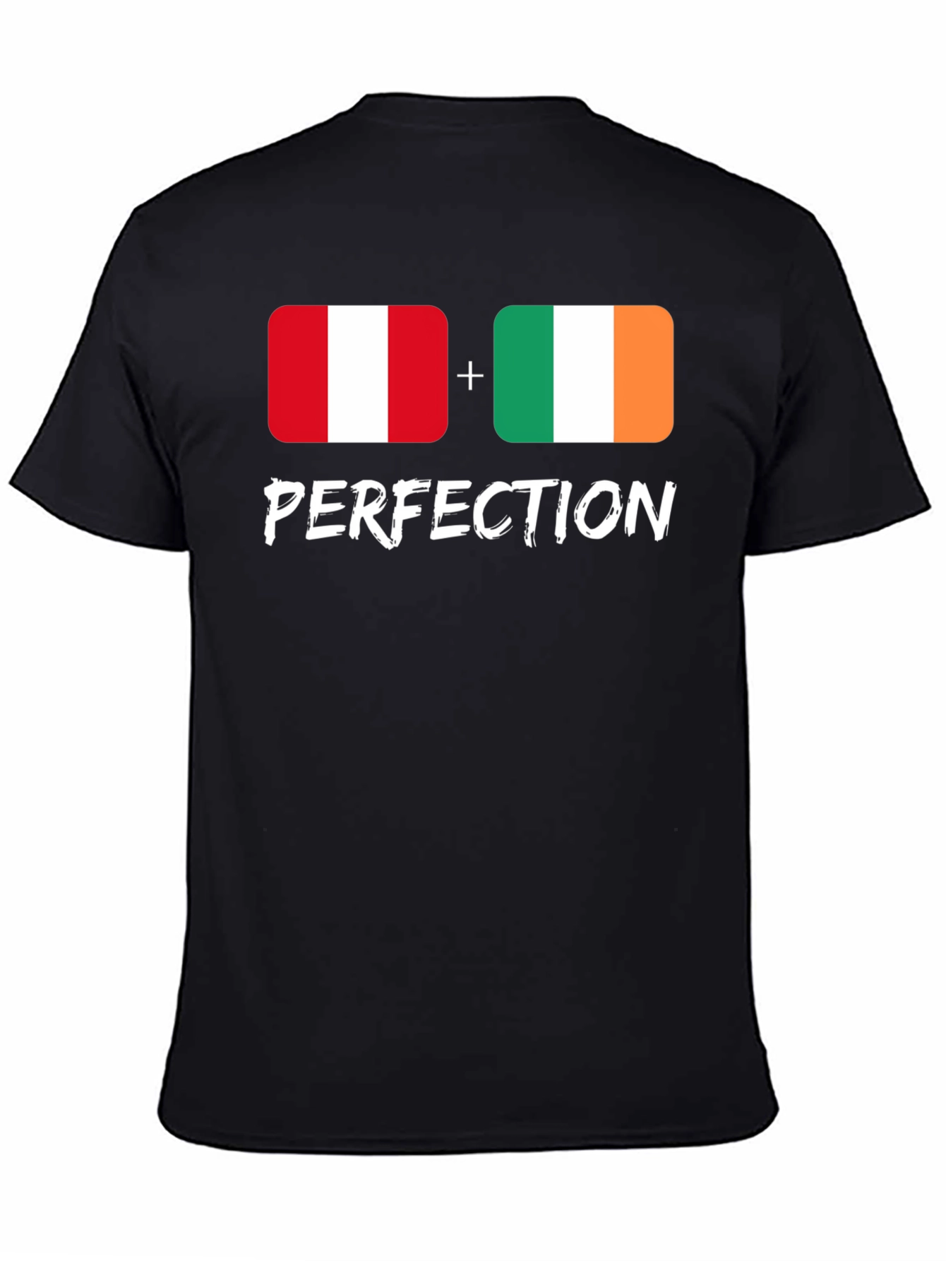 Black Peru & Ireland Perfection T-Shirt view 4