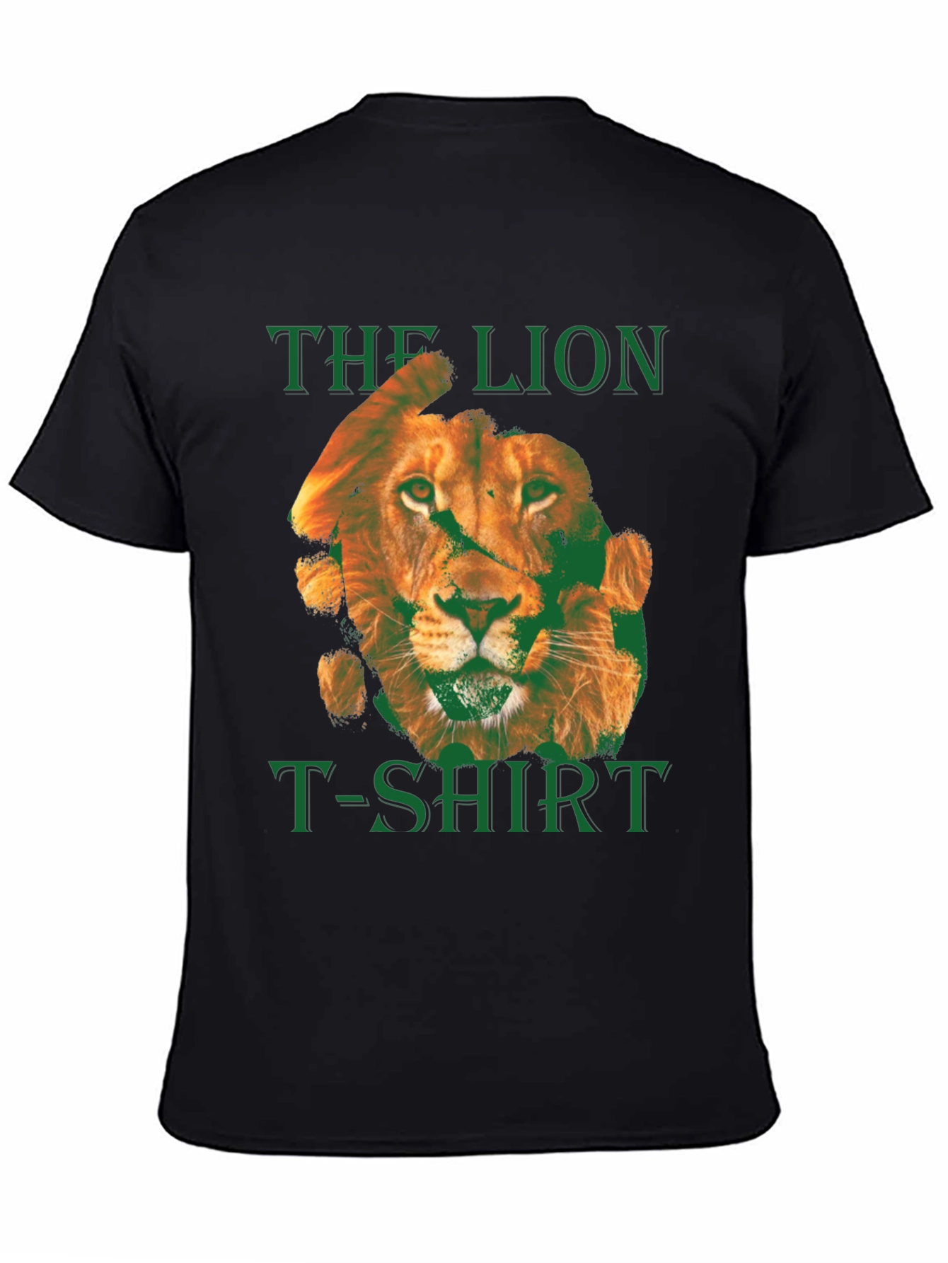 Black The Lion T-Shirt - Graphic Print view 4