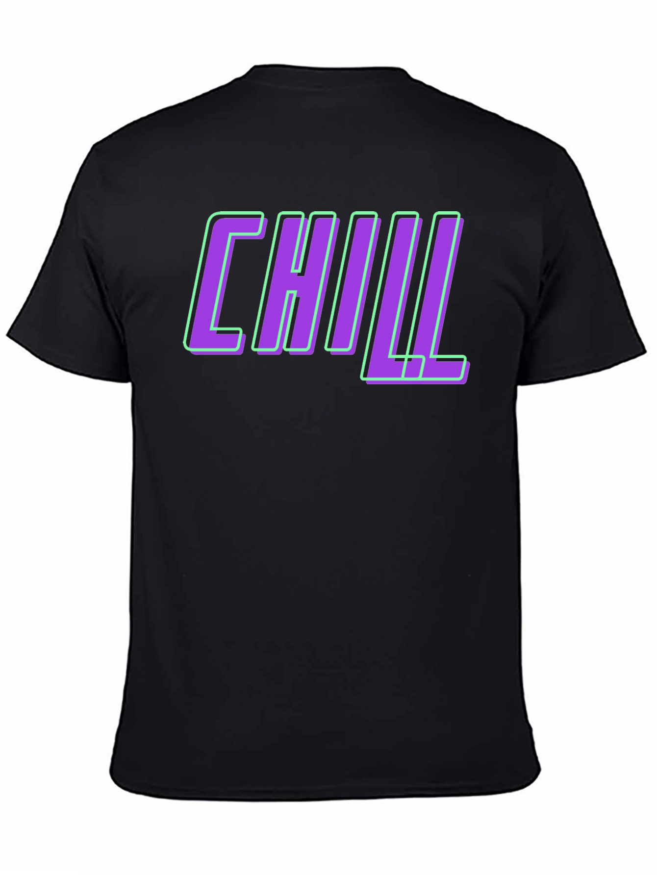 Black Chill Graphic Tee - Casual Comfort view 4
