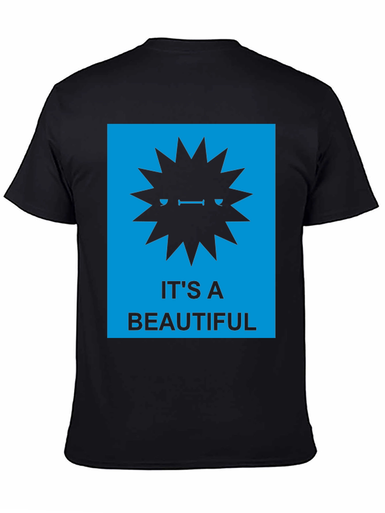 Black It's A Beautiful Star Burst T-Shirt view 4