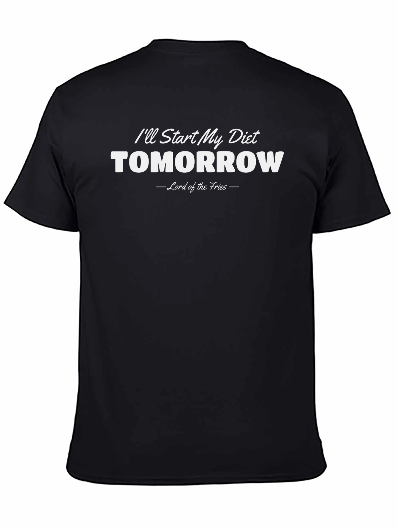 Black Diet Tomorrow Black Graphic Tee view 4