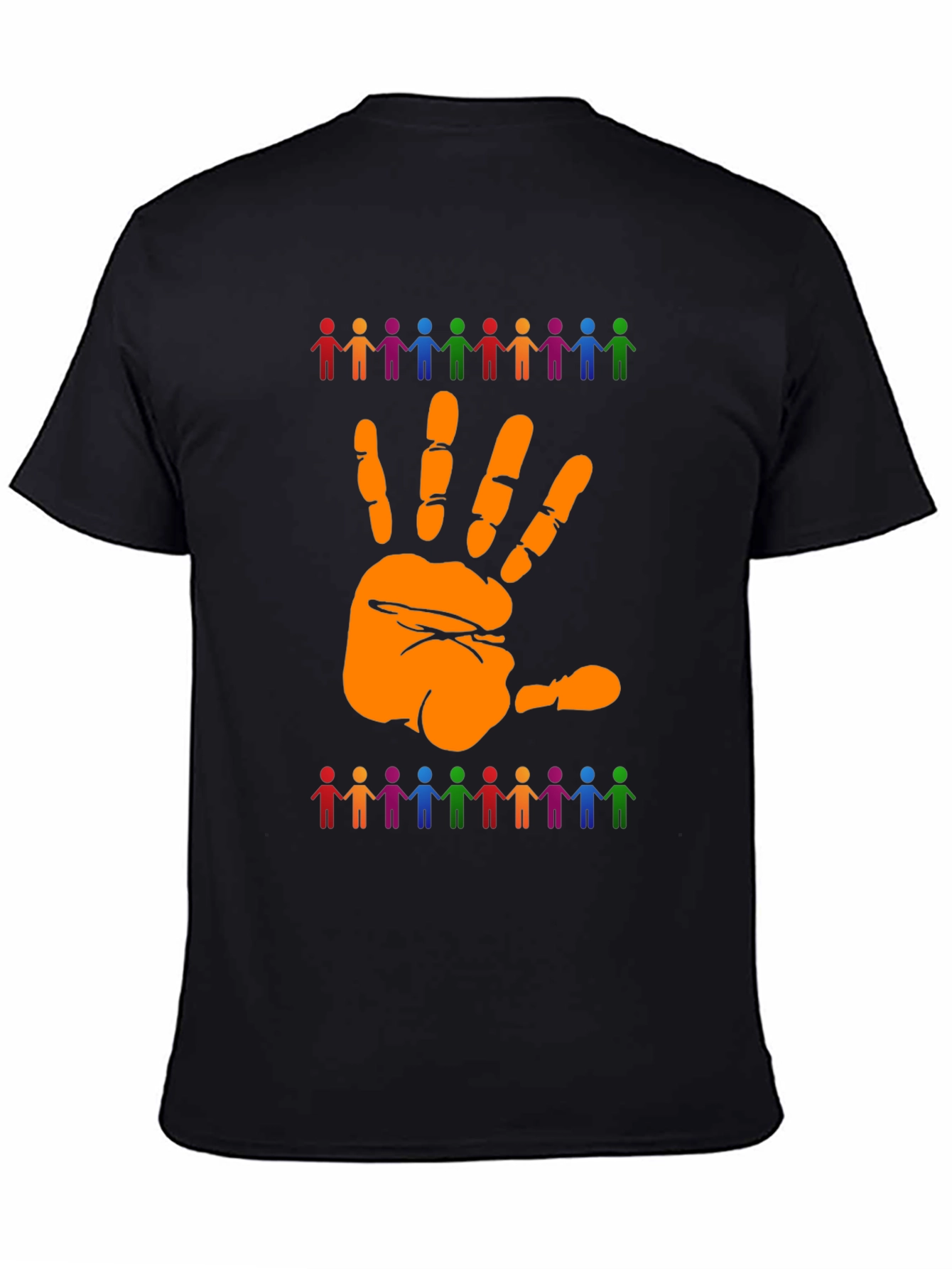 Unity Hand Graphic T-Shirt - Black - 4