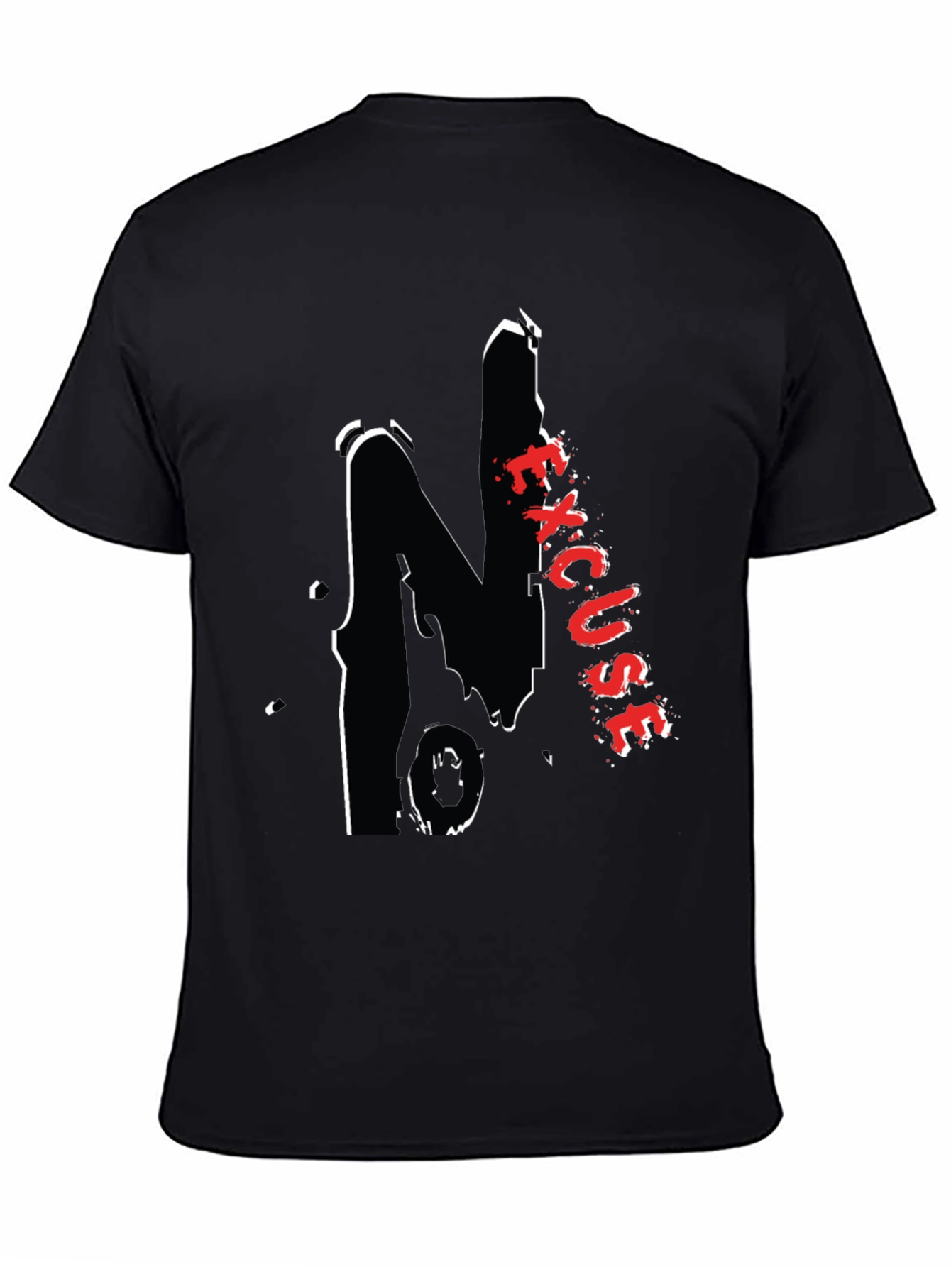 Black Black Graphic Tee - Excuse view 4