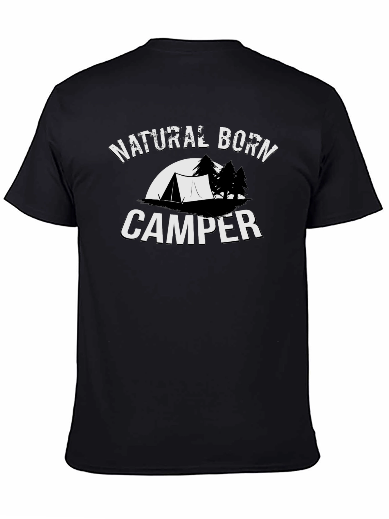 Black Natural Born Camper Black T-Shirt view 4