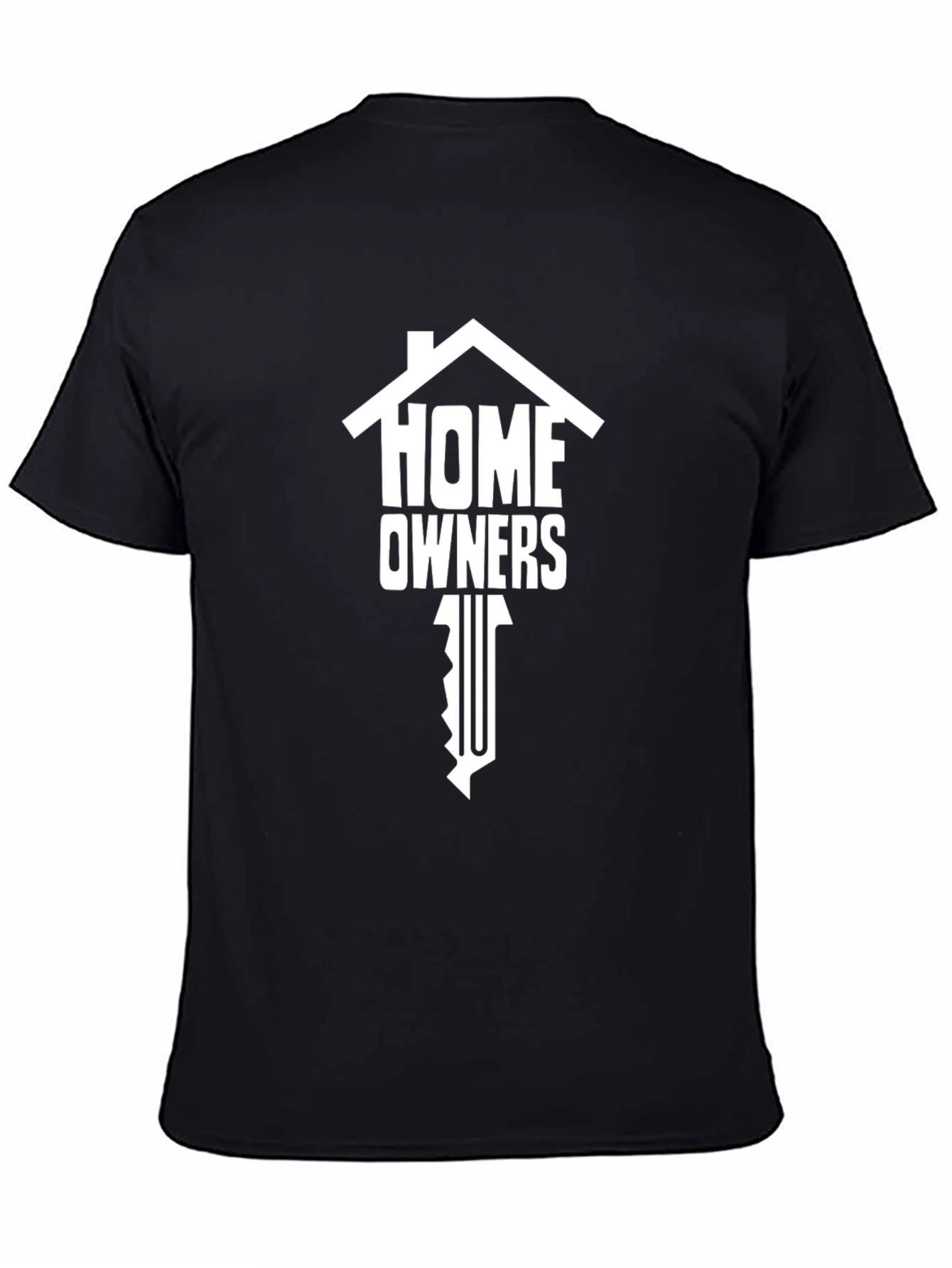 Black Home Owners Key Graphic Tee view 4