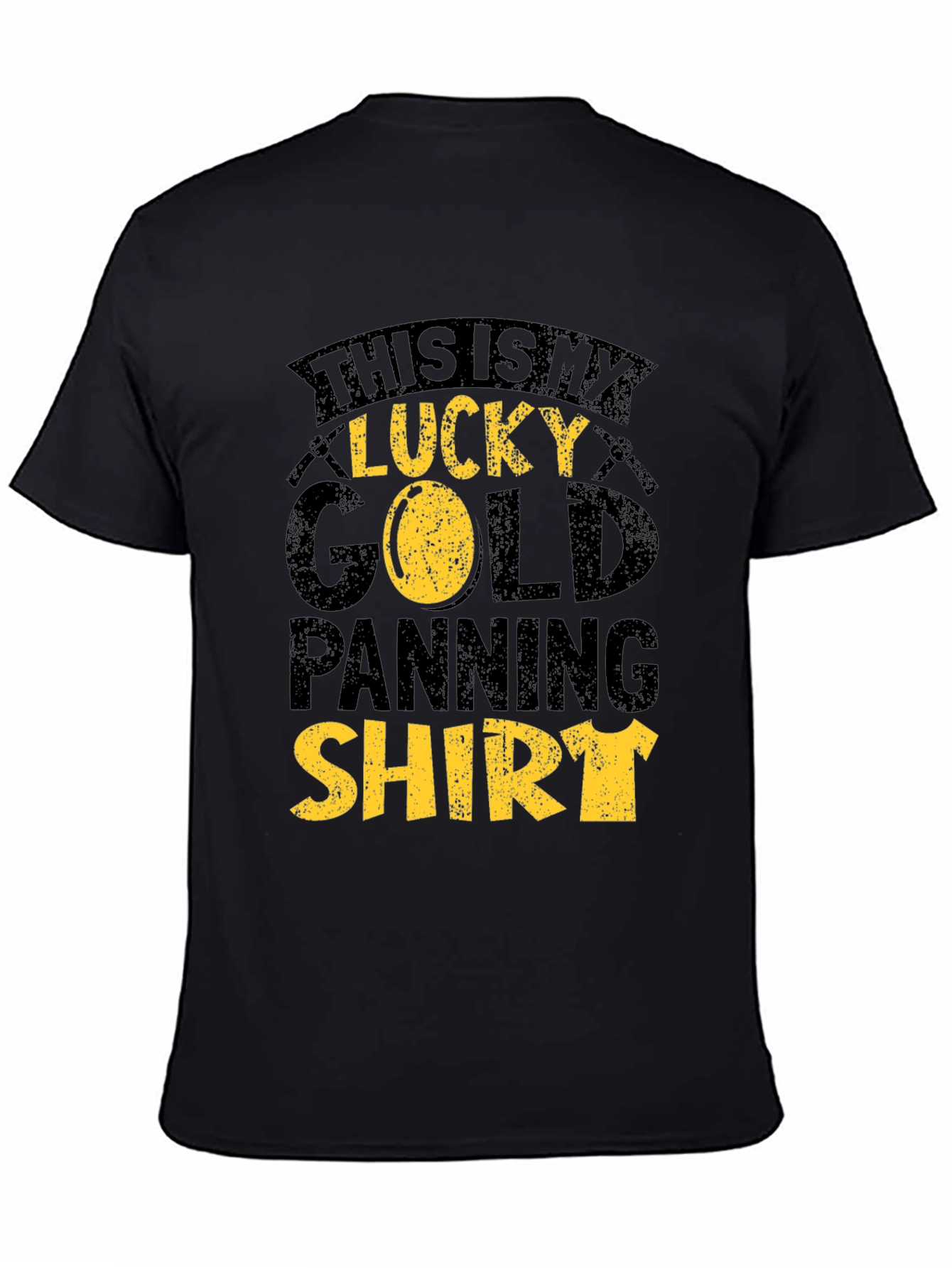 Black Lucky Gold Panning Shirt - Black Tee view 4
