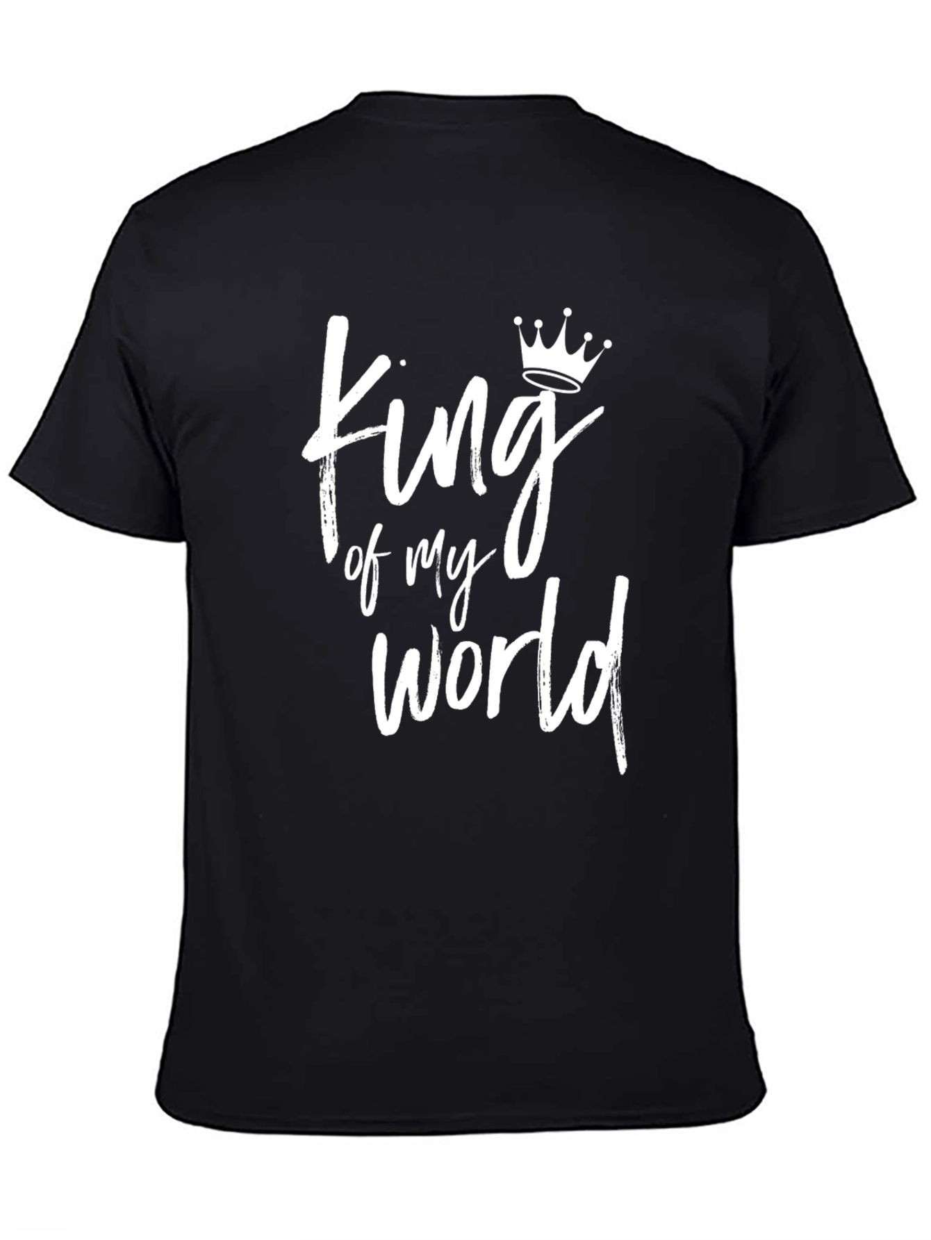 King of My World Graphic Tee - Black - 4