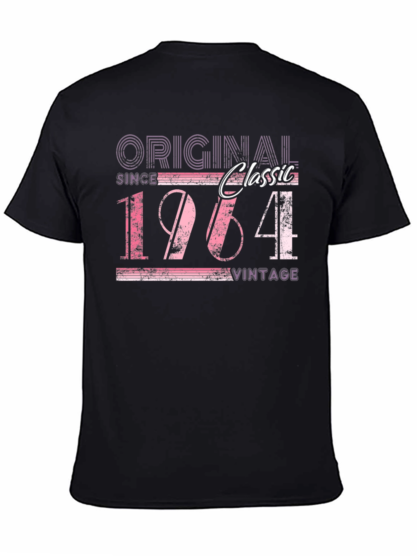 Black Original Classic Since 1964 Vintage T-Shirt view 4