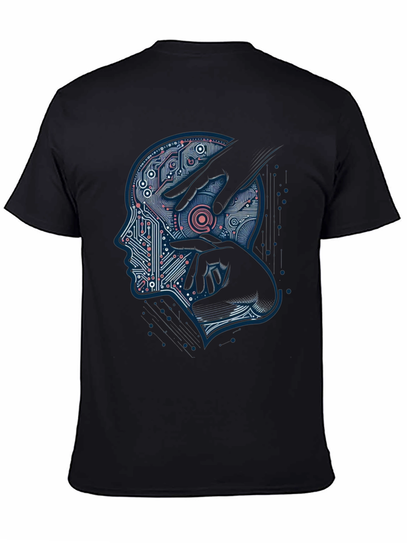 Black Tech Mind T-Shirt view 4