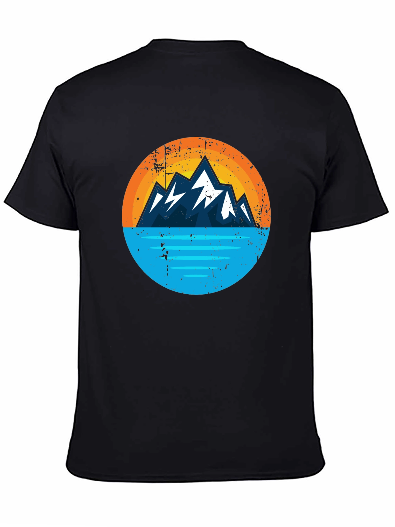 Black Mountain Lake Graphic T-Shirt - Adventure Ready view 4