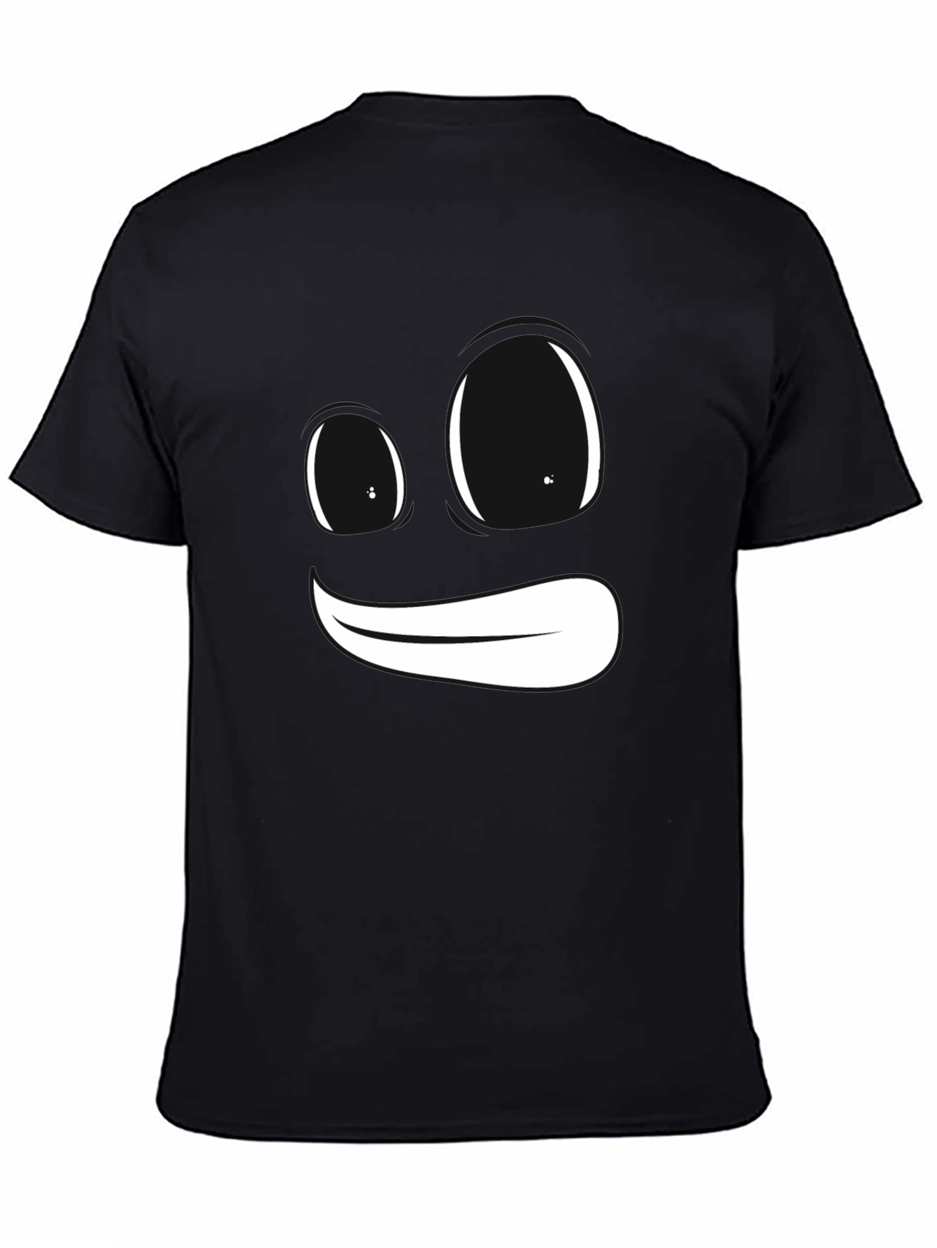 Black Funny Face Graphic Tee - Express Yourself! view 4