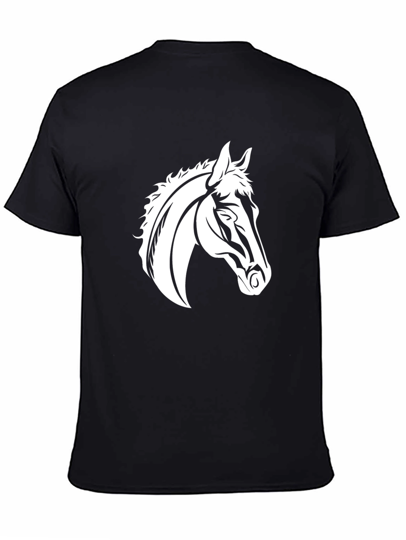 Black Black Horse Graphic Tee view 4