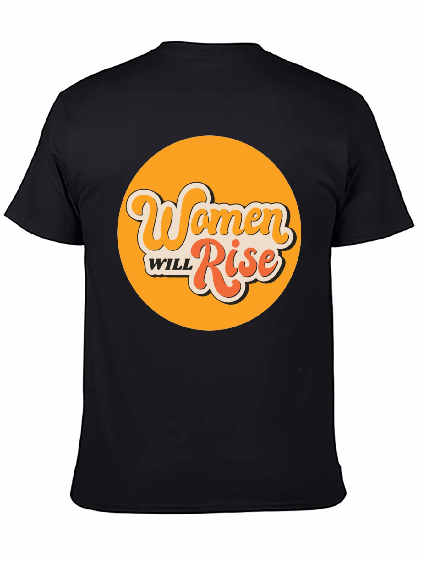 Black Women Will Rise Graphic Tee - Retro Style view 4